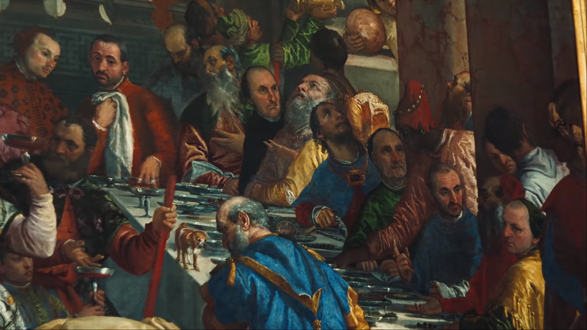 The Wedding Feast at Cana by Paolo Veronese in JAY-Z and Beyonce's APES**T Music Video