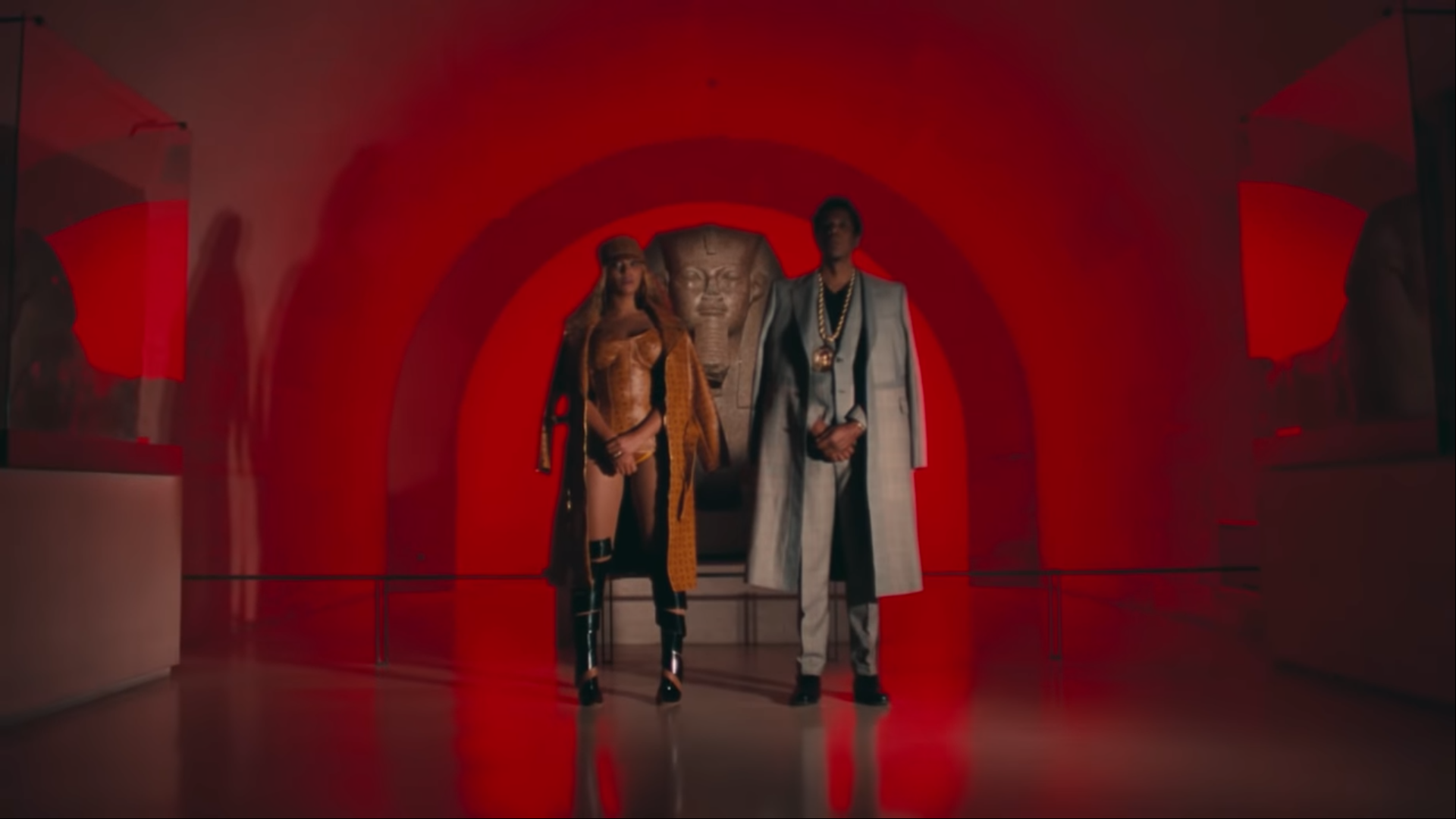 The Great Sphinx of Tanis in JAY-Z and Beyonce's APES**T Music Video