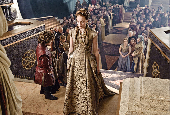 Sansa Stark On Game of Thrones Wedding