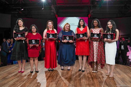 The seven awardees of Cartier Women's Initiative Awards