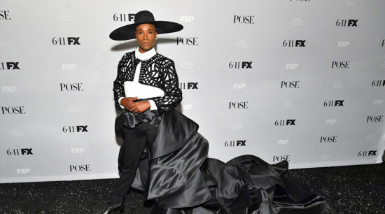 Billy Porter wearing a Francis Libiran-designed outfit