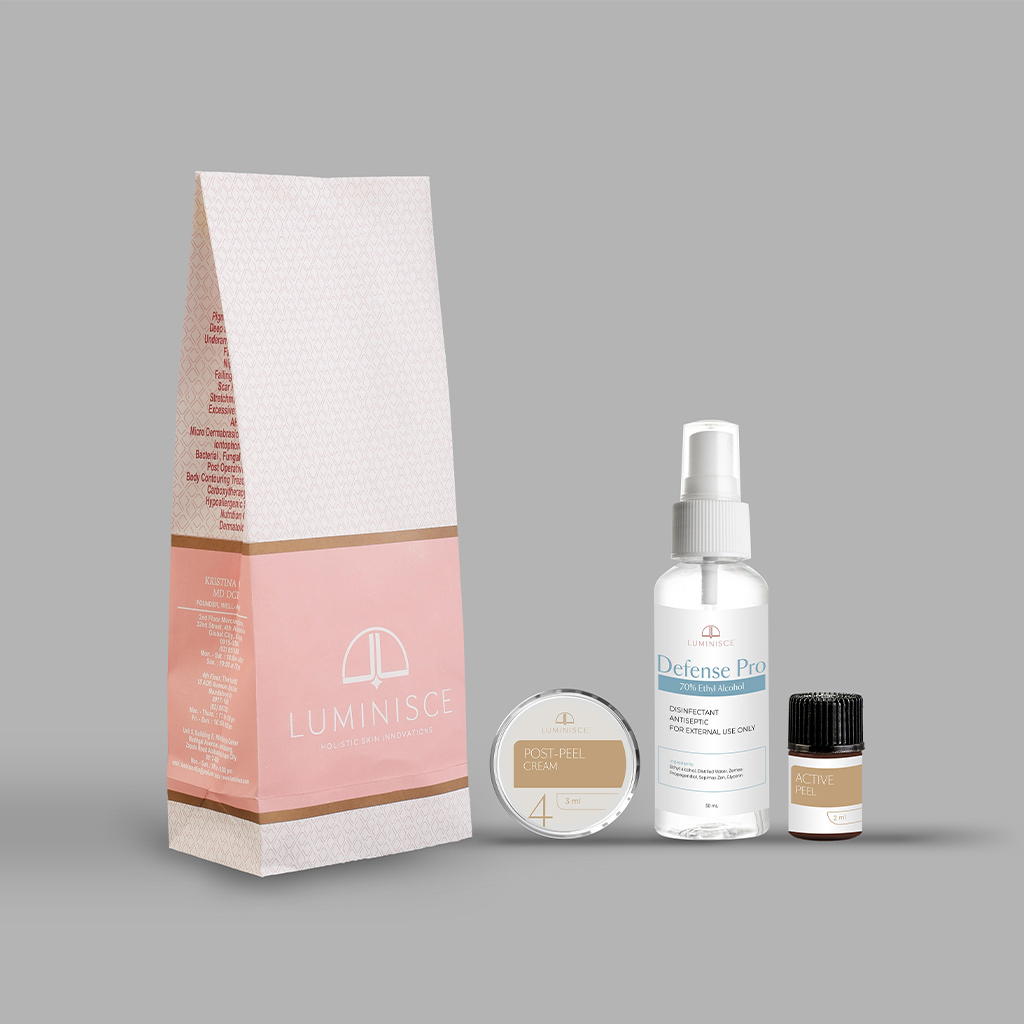 Luminisce Pits Perfect Peel At-Home Kit products