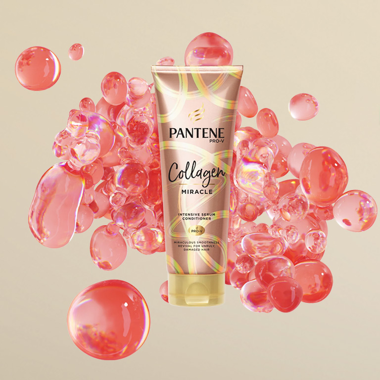 The Pantene Collagen Miracle Conditioner is created with an astounding blend of Pro-Vitamin formula and Collagen