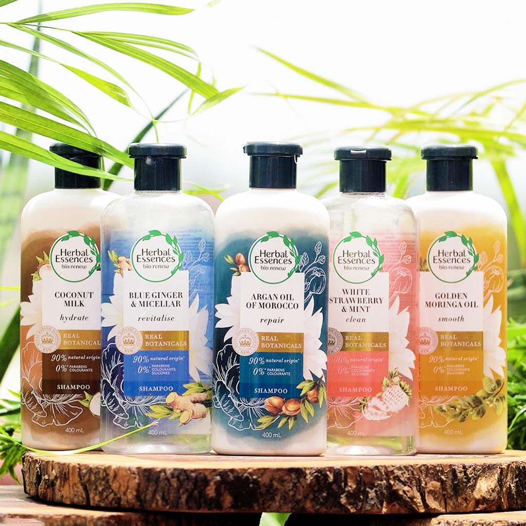 Carrying the claim of clean beauty loud and proud, Herbal Essences shares their plant power expertise in the bio:renew line of hair care.
