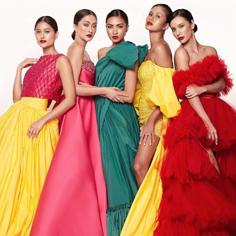 Miss Universe Philippines 2021 Queens Wear Michael Leyva's Latest Collection