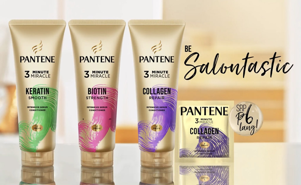 The new Pantene 3 Minute Miracle conditioner range
