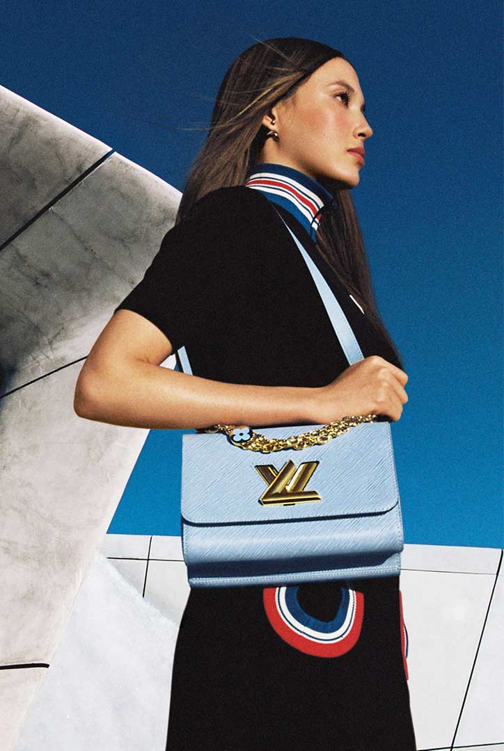 Louis Vuitton's Reinvented Twist Bag And Gold-Medalist Eileen Gu Are The  Epitome Of Bold