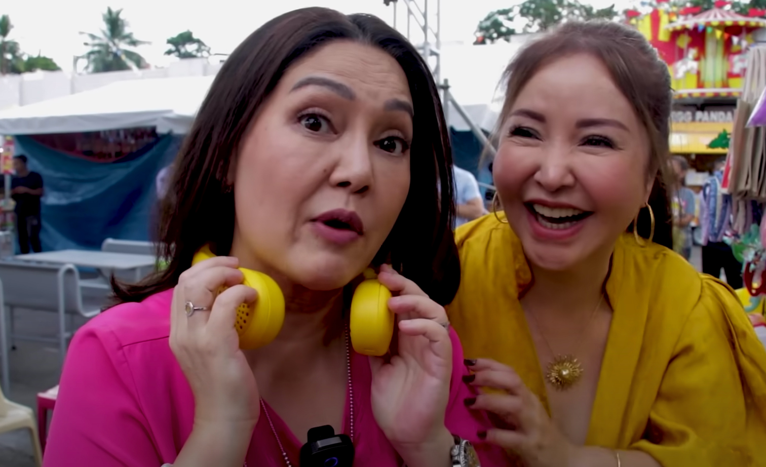 Small Laude and Maricel Soriano Vlog Their Way to Greenhills