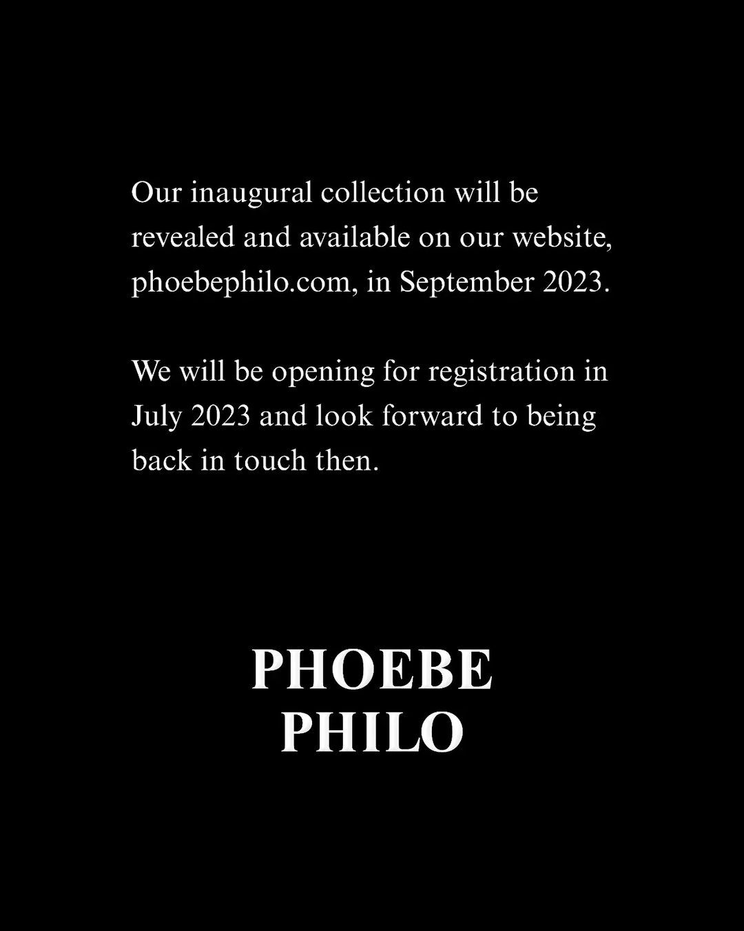 Big! Huge! Phoebe Philo Is Making Her Long-Awaited Return - Grazia