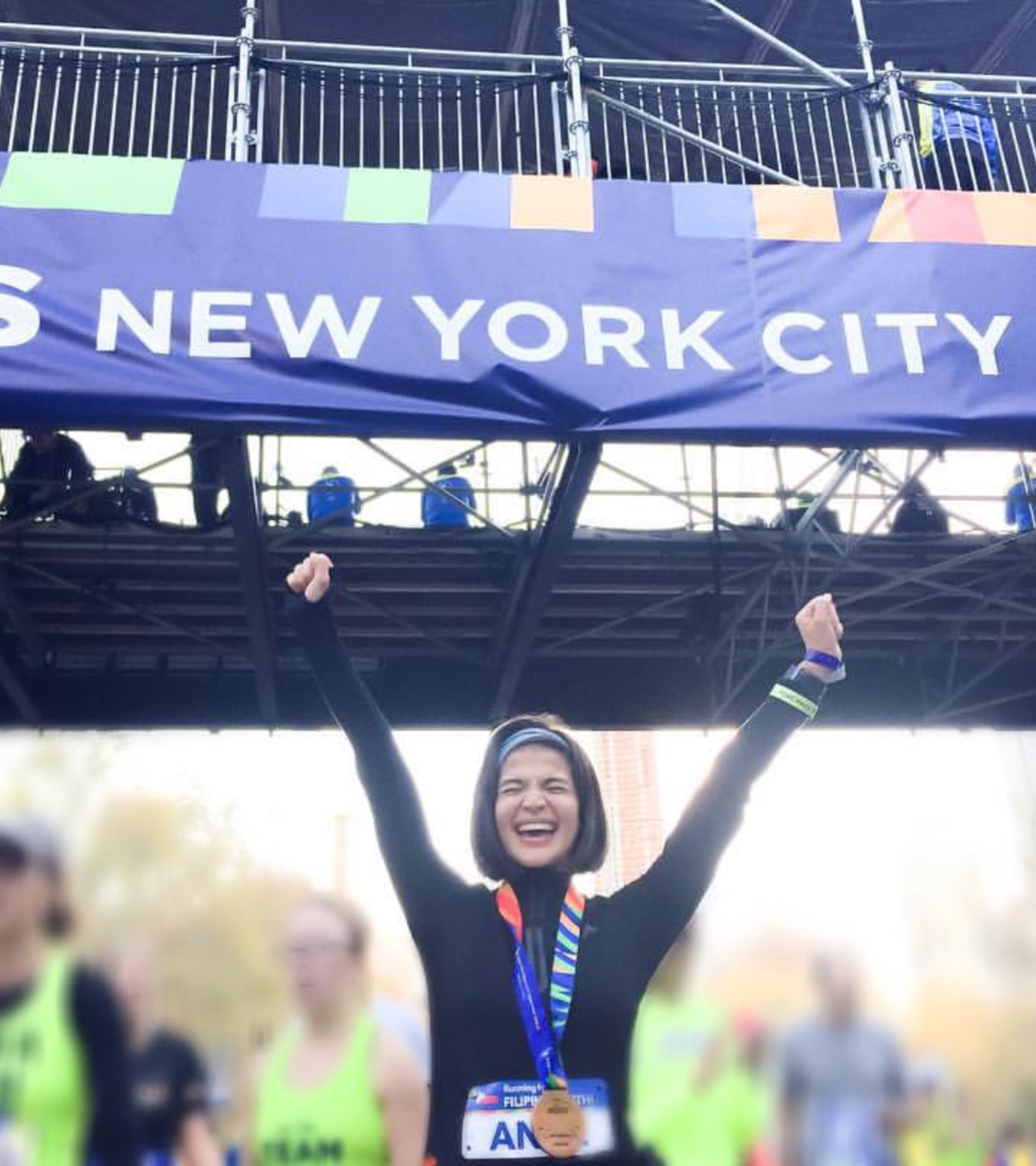 Anne Curtis completed the New York City Marathon 2016