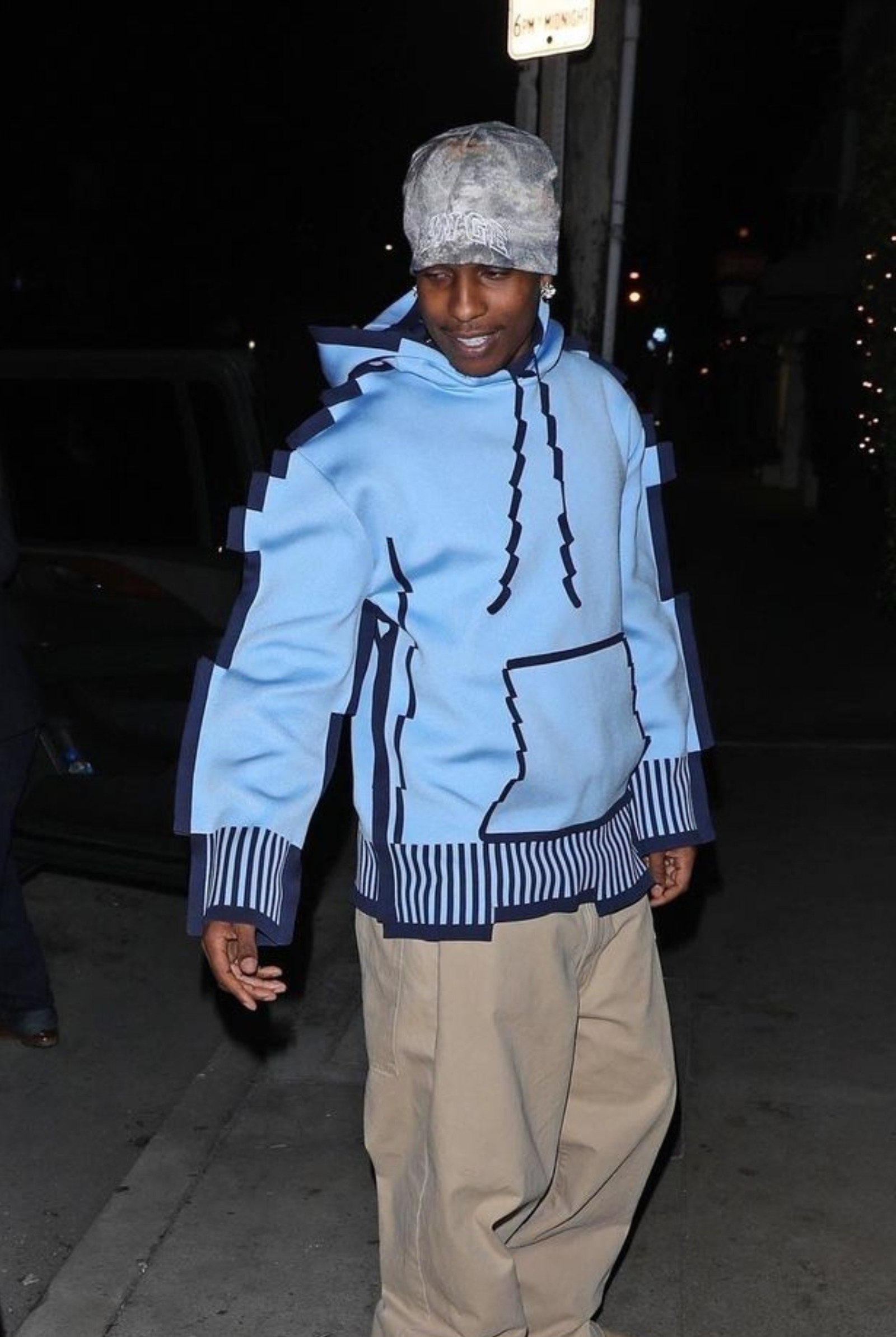 Fashion Cartoonification of Jacket worn by ASAP Rocky