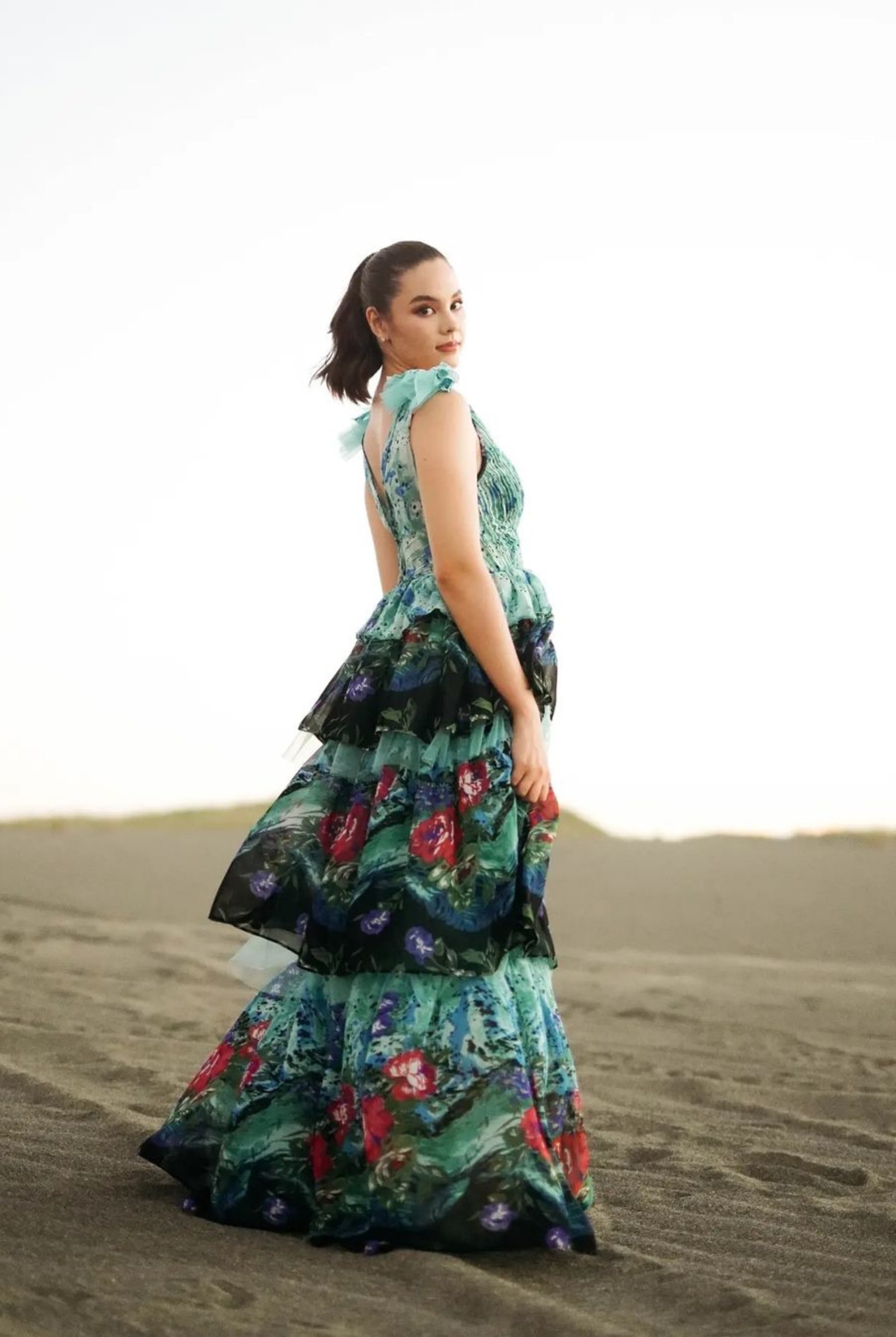 Catriona Gray in Maxi Dress