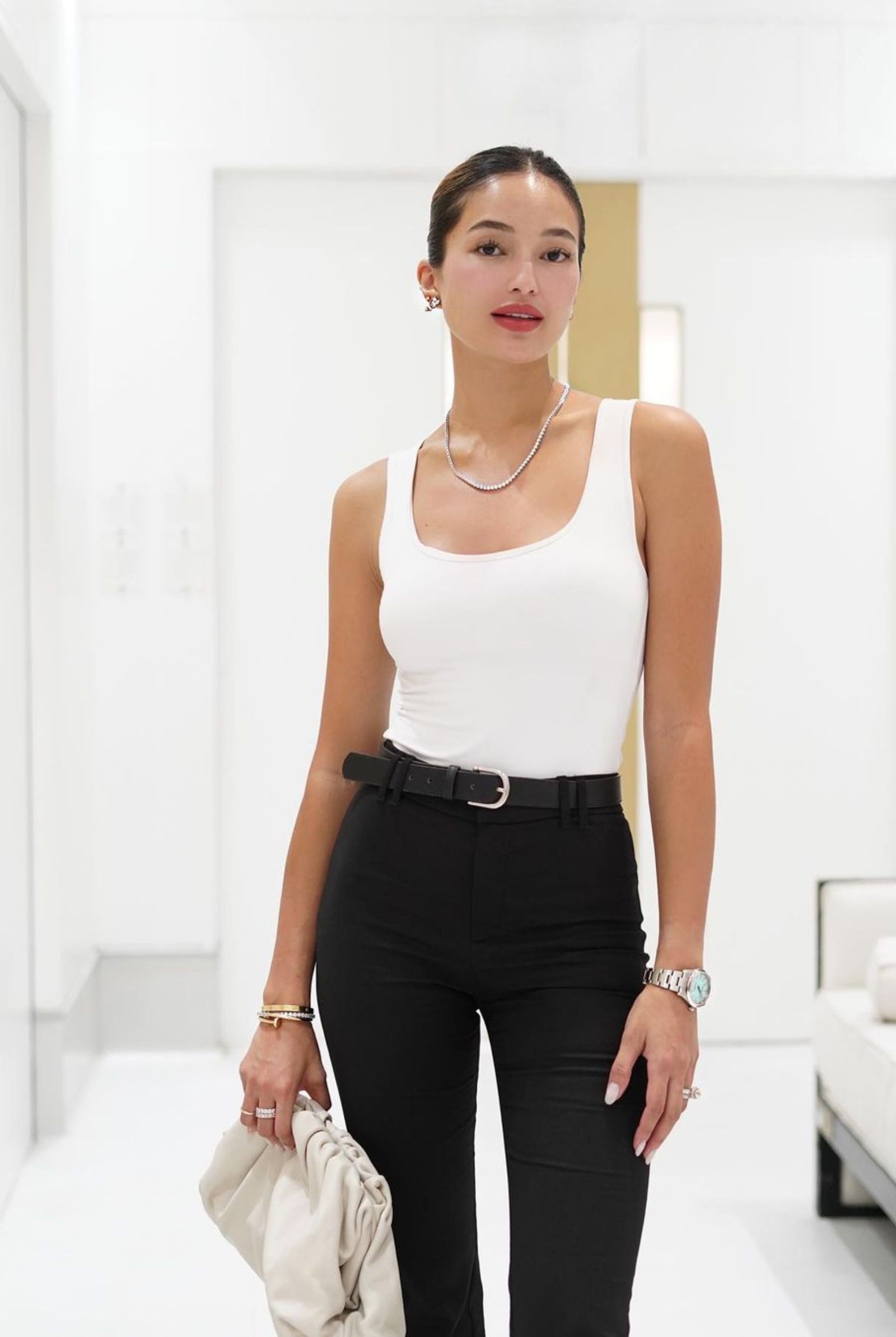 Sarah Lahbati Youthful Dressing