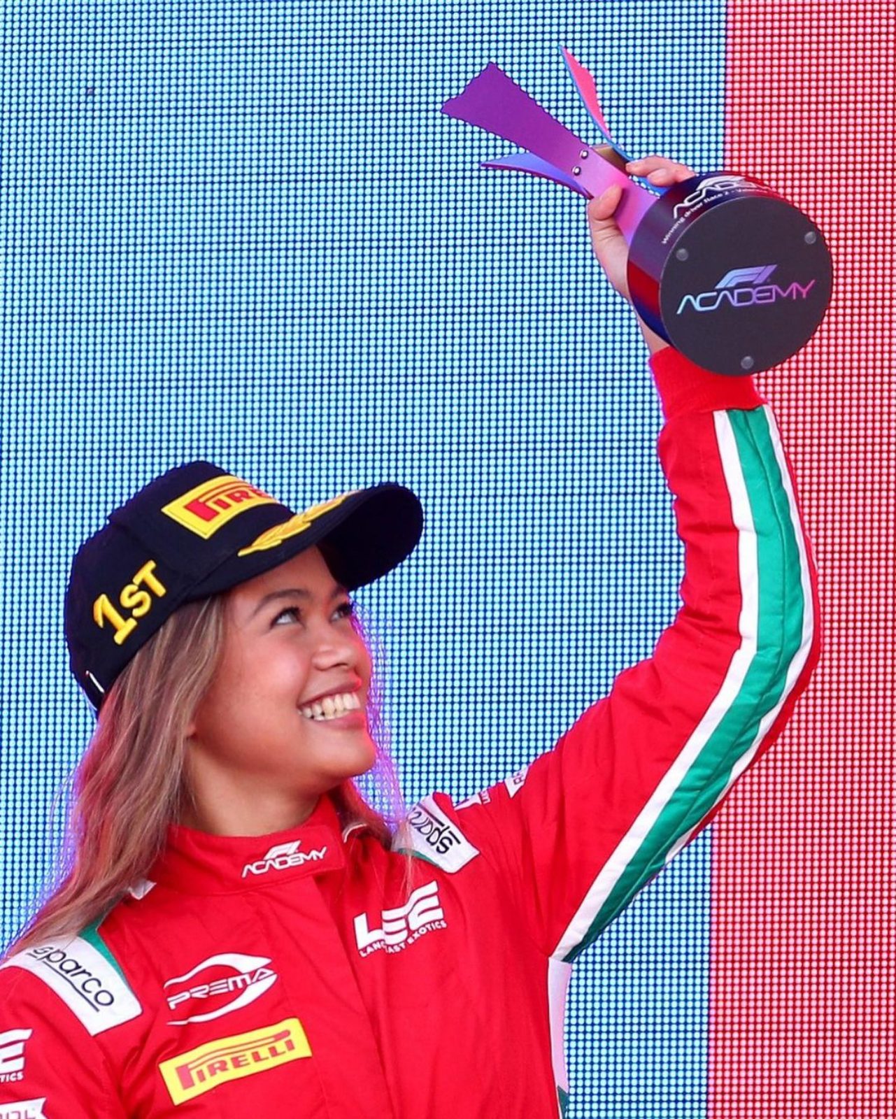 Bianca Bustamante all-female Formula 1 (F1) Academy series win