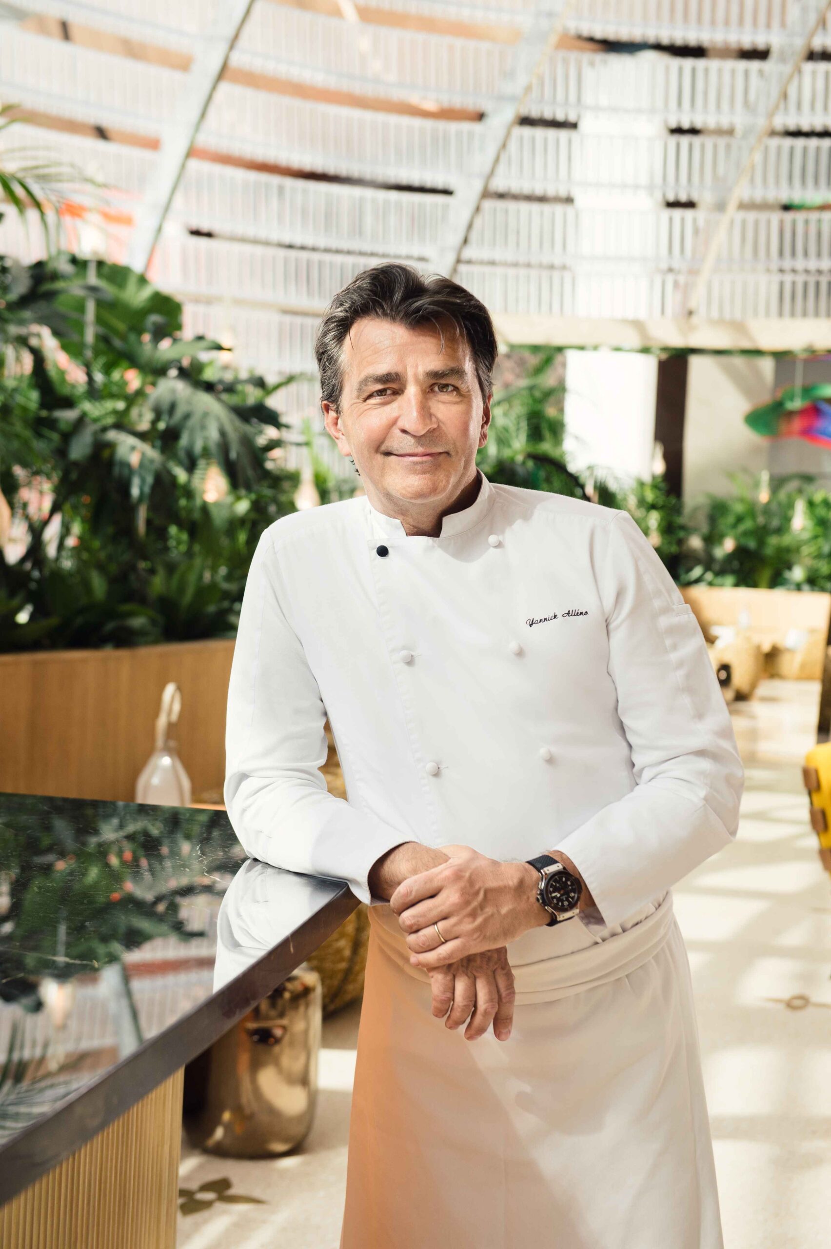 Louis Vuitton's airport lounge Qatar Hamad International Airport chef Yannick Alléno