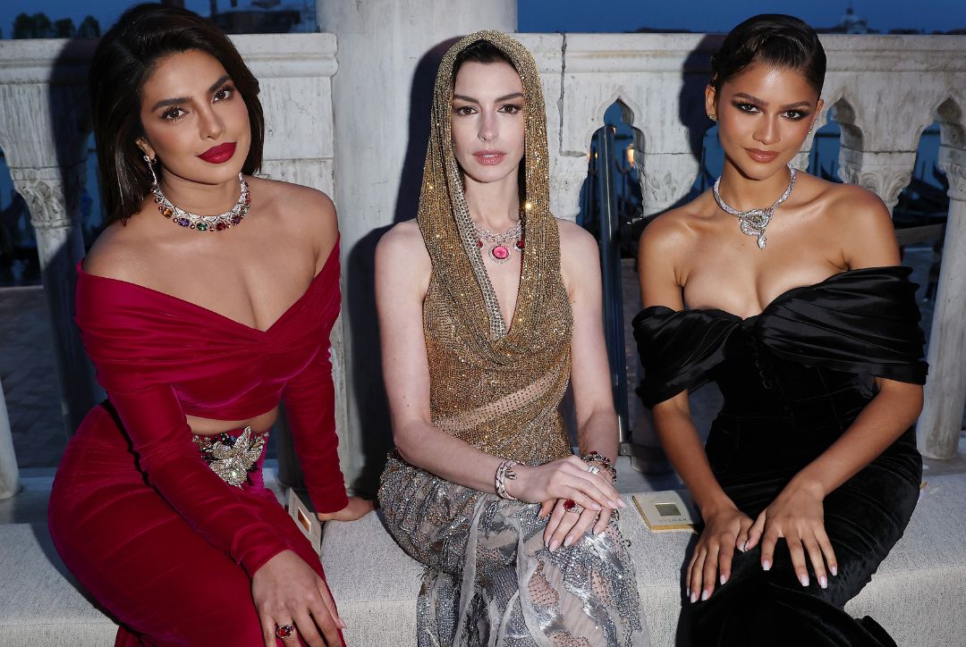 Zendaya, Anne Hathaway, Priyanka Chopra Bvlgari