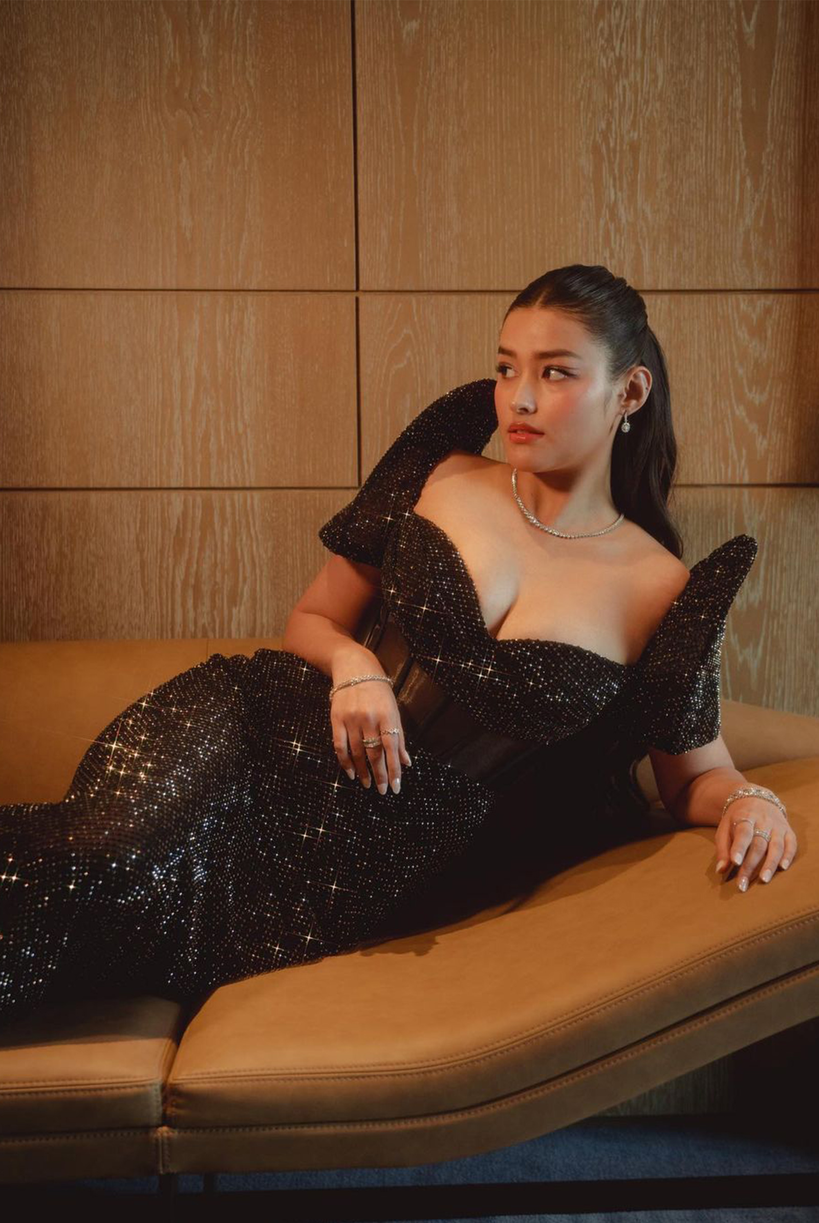 Liza Soberano Attends the Gold Gala in a Modern Terno Gown