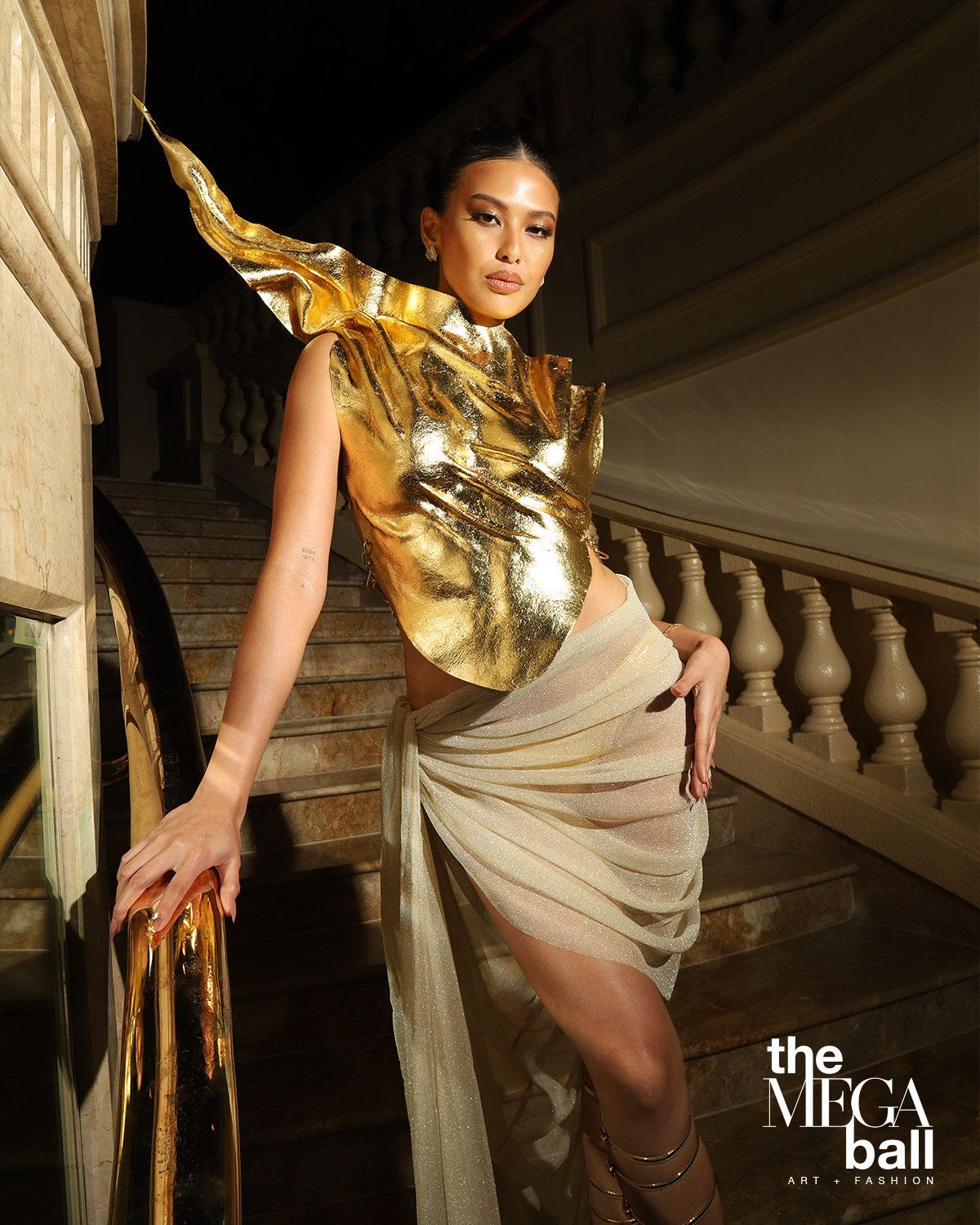 Michelle Dee wearing Agusan’s Golden Tara. 