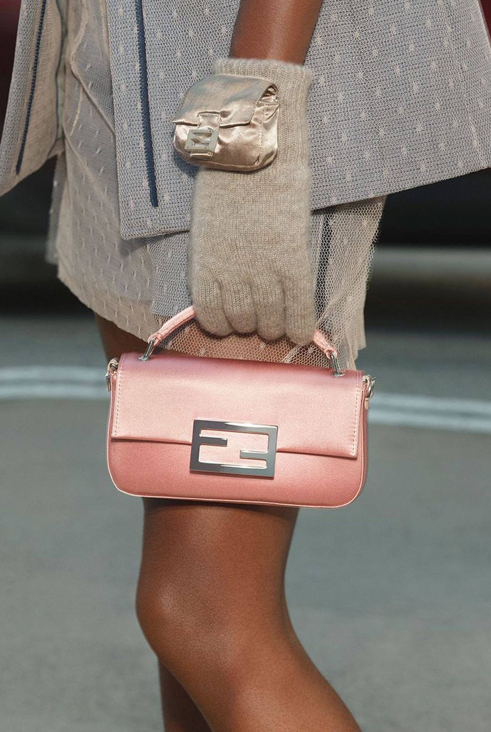 Sarah Lahbati's Exact Trendy Nylon Prada Bag