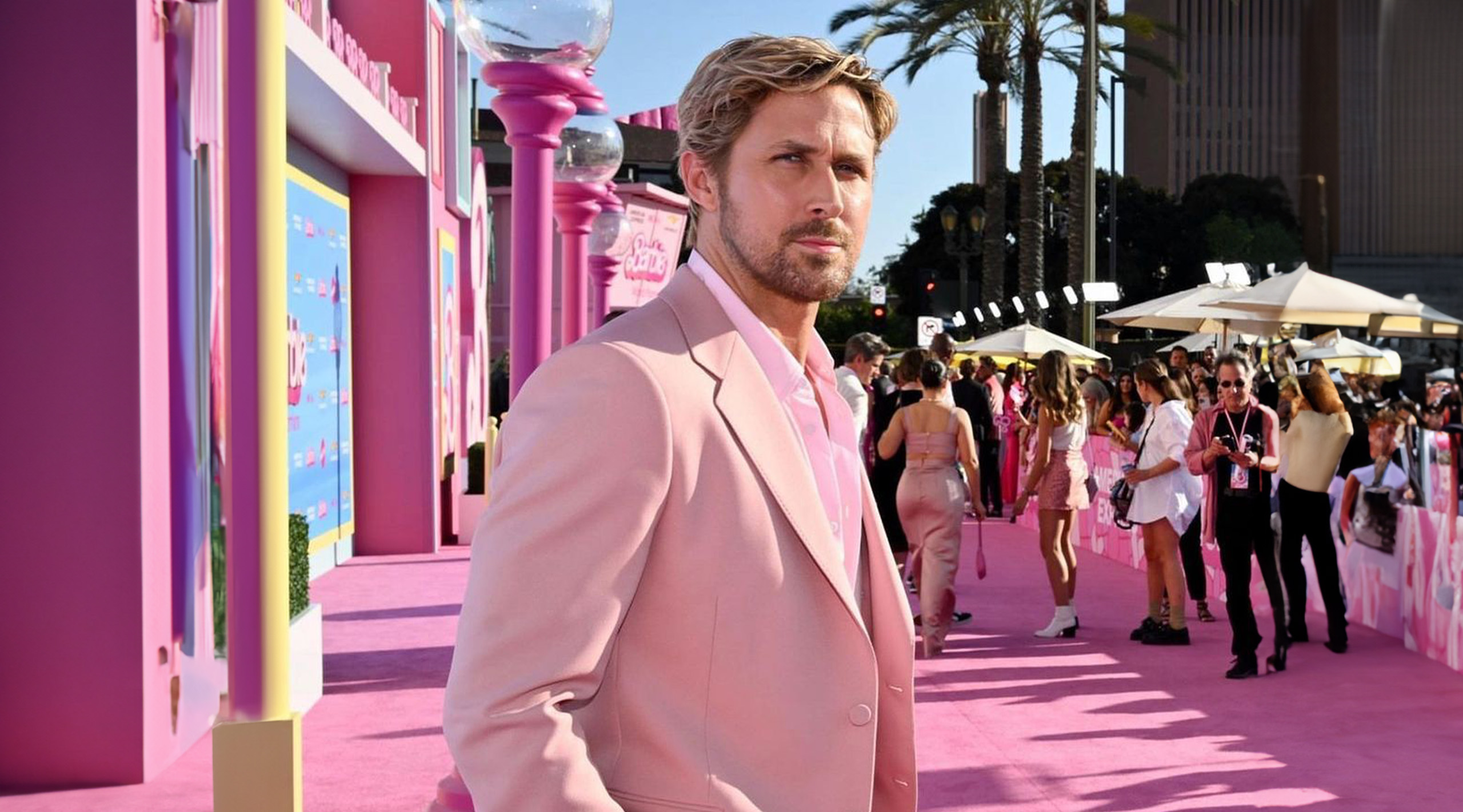 Ryan Gosling Channels Ken in Pastels for 'Barbie' Press Day in Toronto – WWD