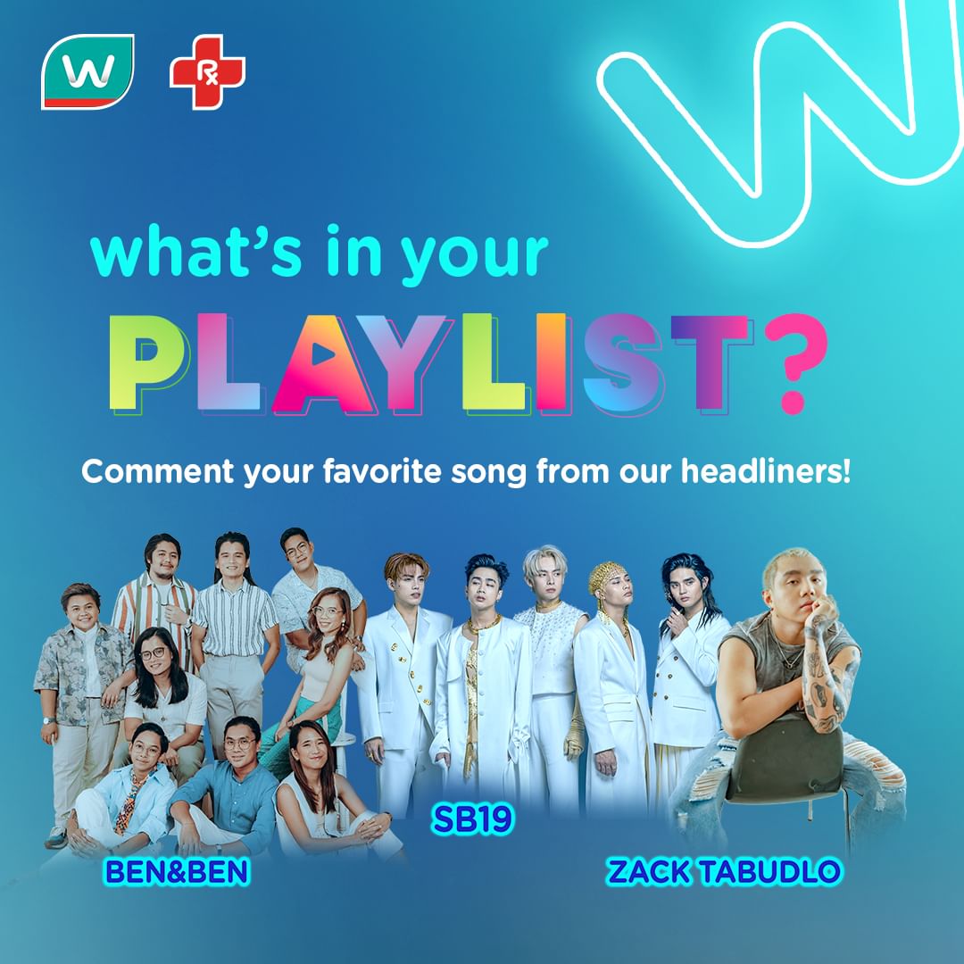 the Watsons Playlist: The Feel Great Concert! lineup