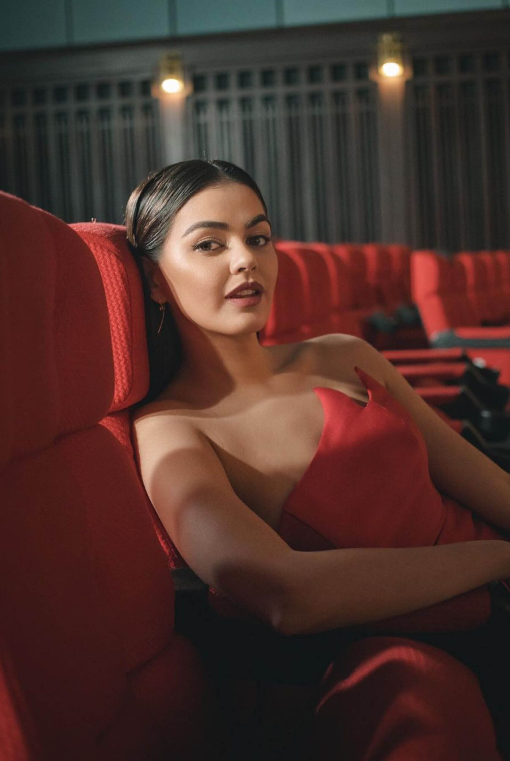 Janine Gutierrez in red