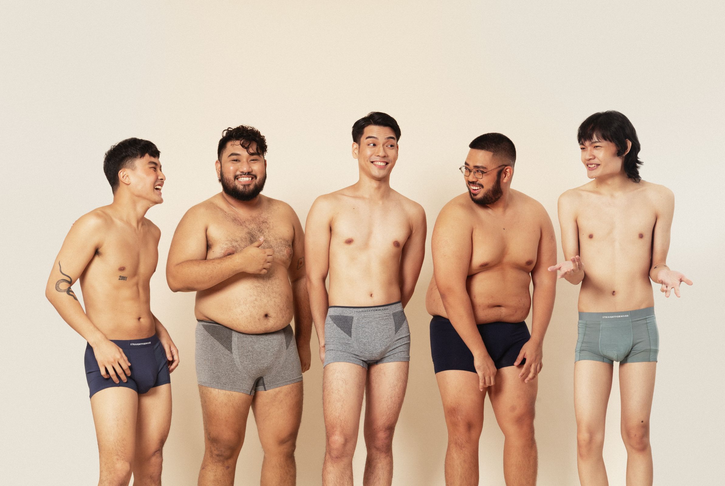 Straightforward underwear campaign