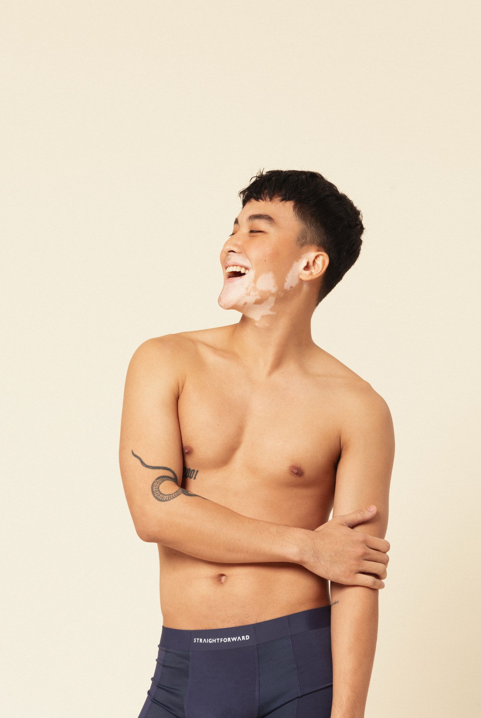 Straightforward underwear campaign, Royce Cristobal