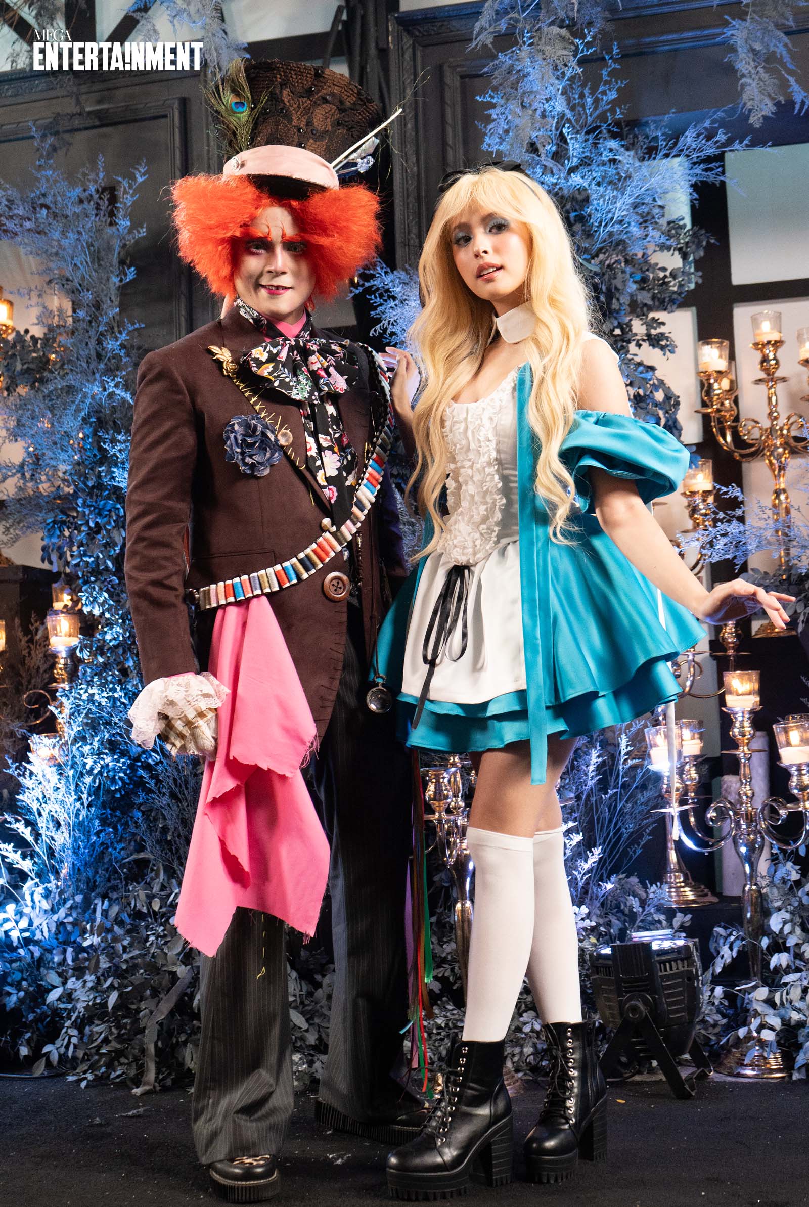 Miguel Tanfelix Ysabel Ortega Mad Hatter Alice in Wonderland costume pairing Sparkle Spell 