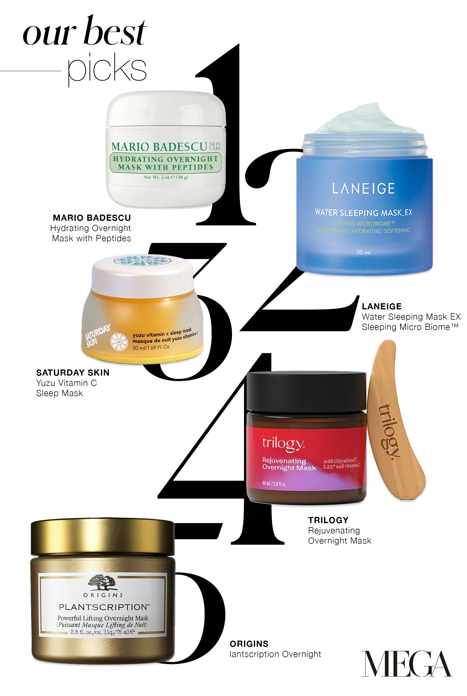 MEGA-approved Overnight Masks