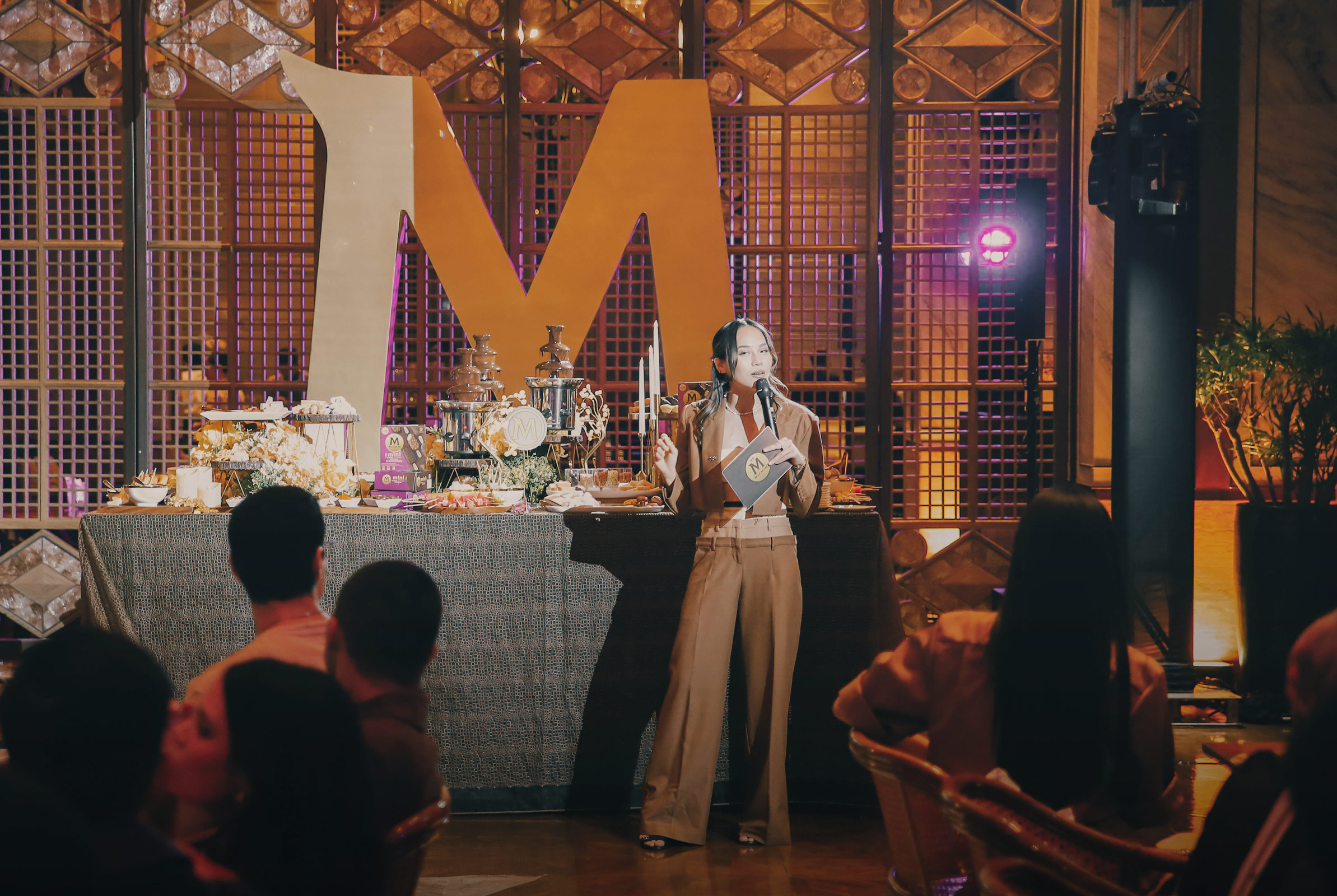 Jaz Reyes hosted the launch of the new Magnum Mini Brownie