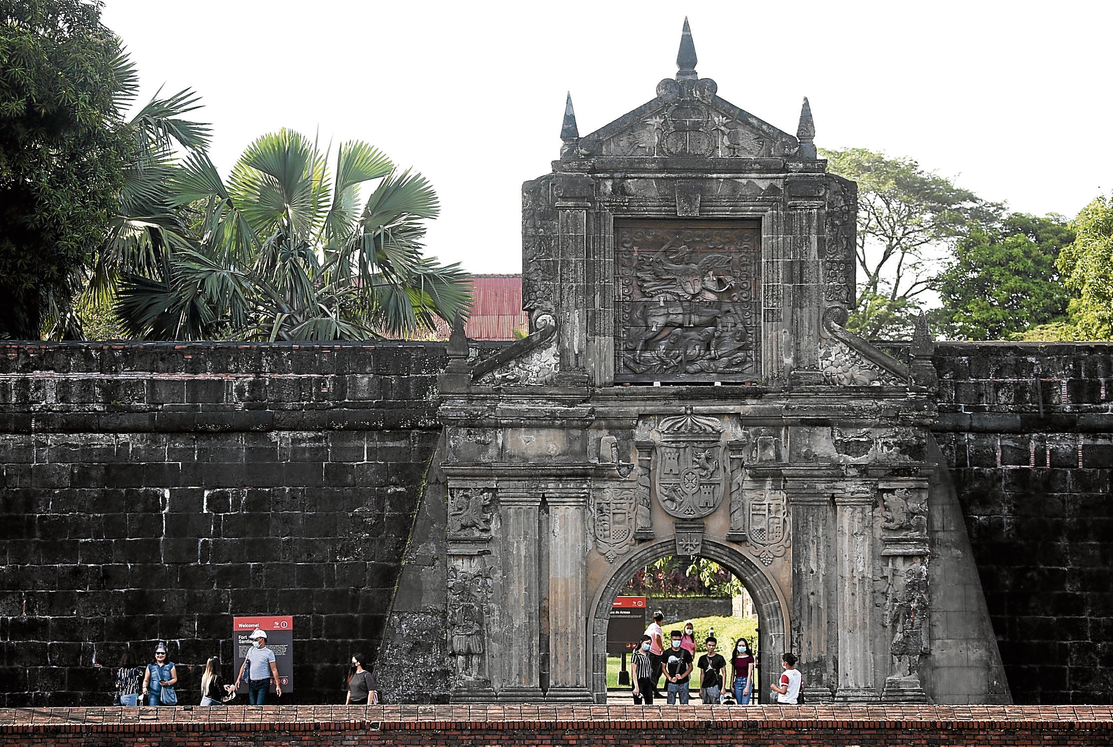 Intramuros is the historic old walled city part of Manila