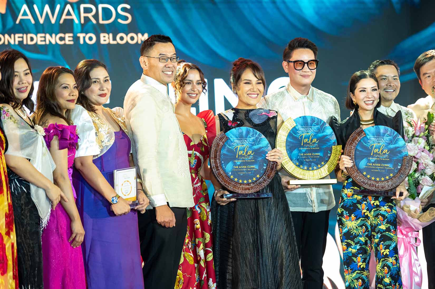 Aivee Clinic winning the overall 7-star Tala award