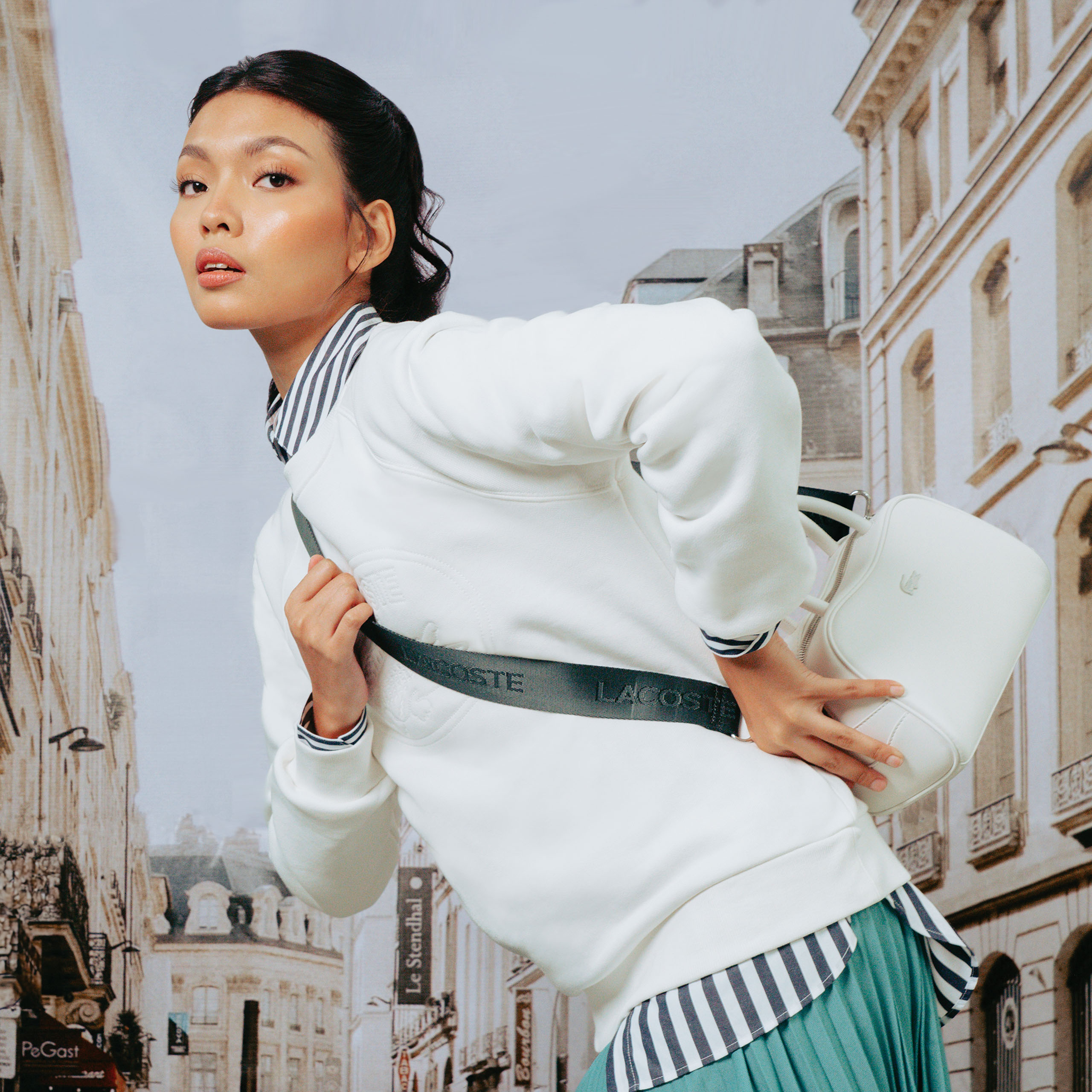 A Modern Curve: Lacoste's Newest Bag is An Ode to Sports Heritage and Femininity