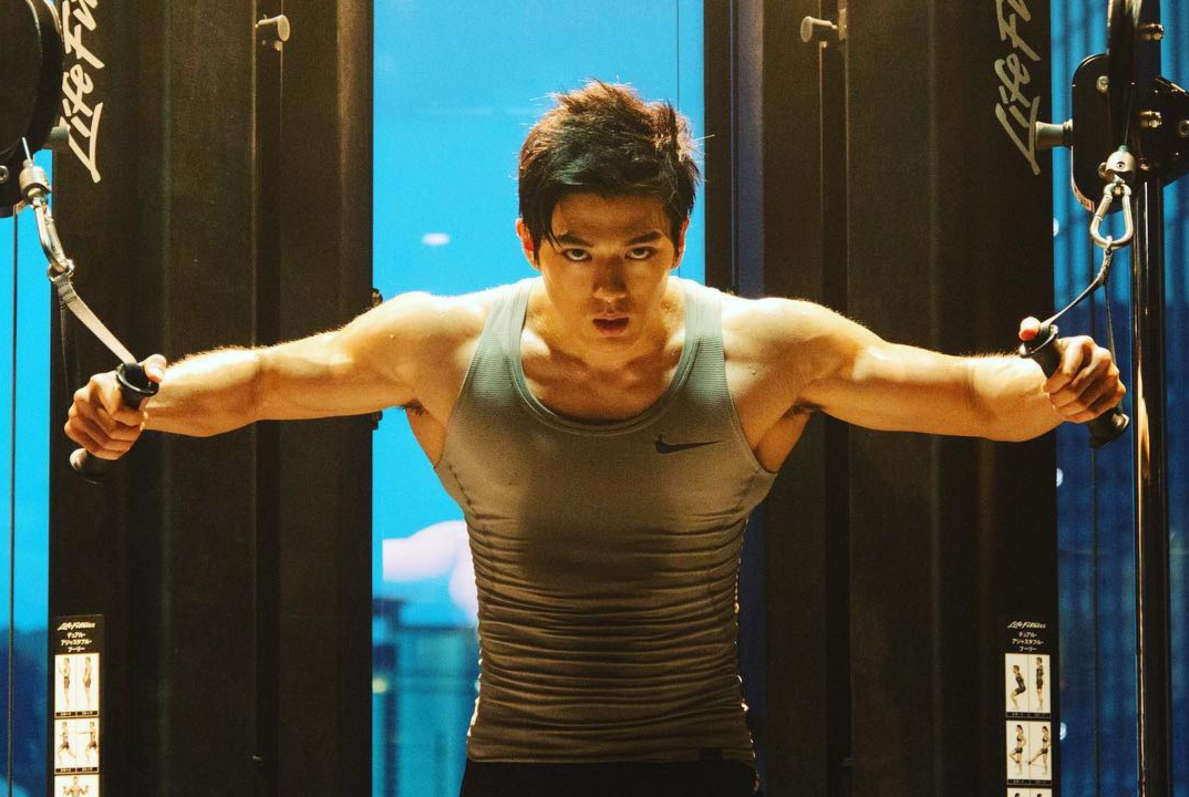 The One Piece actor's fitness routine