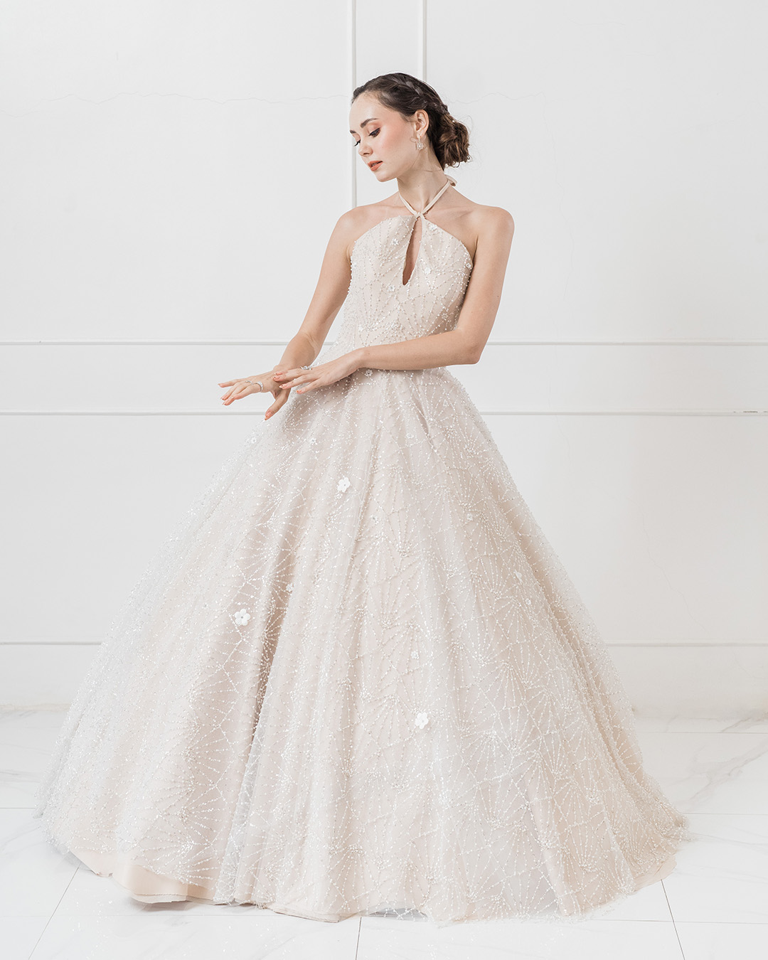 “Champagne Ball Gown” by Haydee Garcia Atelier