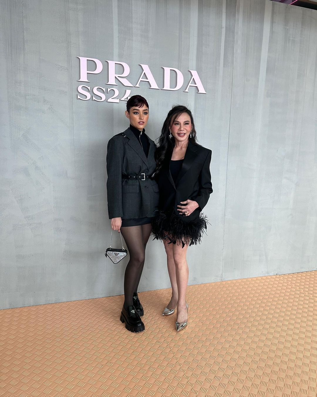 Dr. Vicki Belo and Belo Baby Liza Soberano at Milan Fashion Week