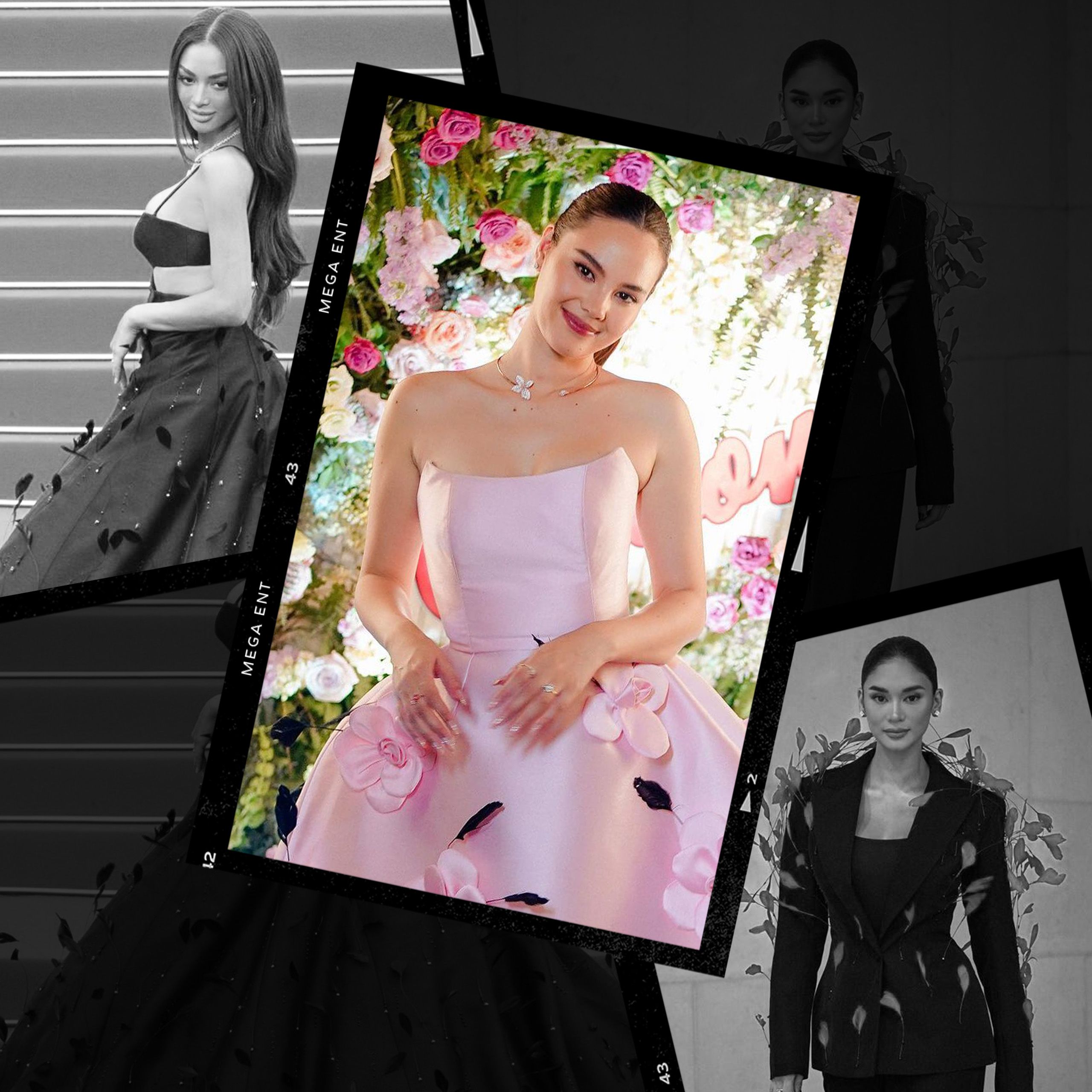 Pia Wurtzbach, Kylie Verzosa, and Catriona Gray Channel the Feathered Look in Different Ways