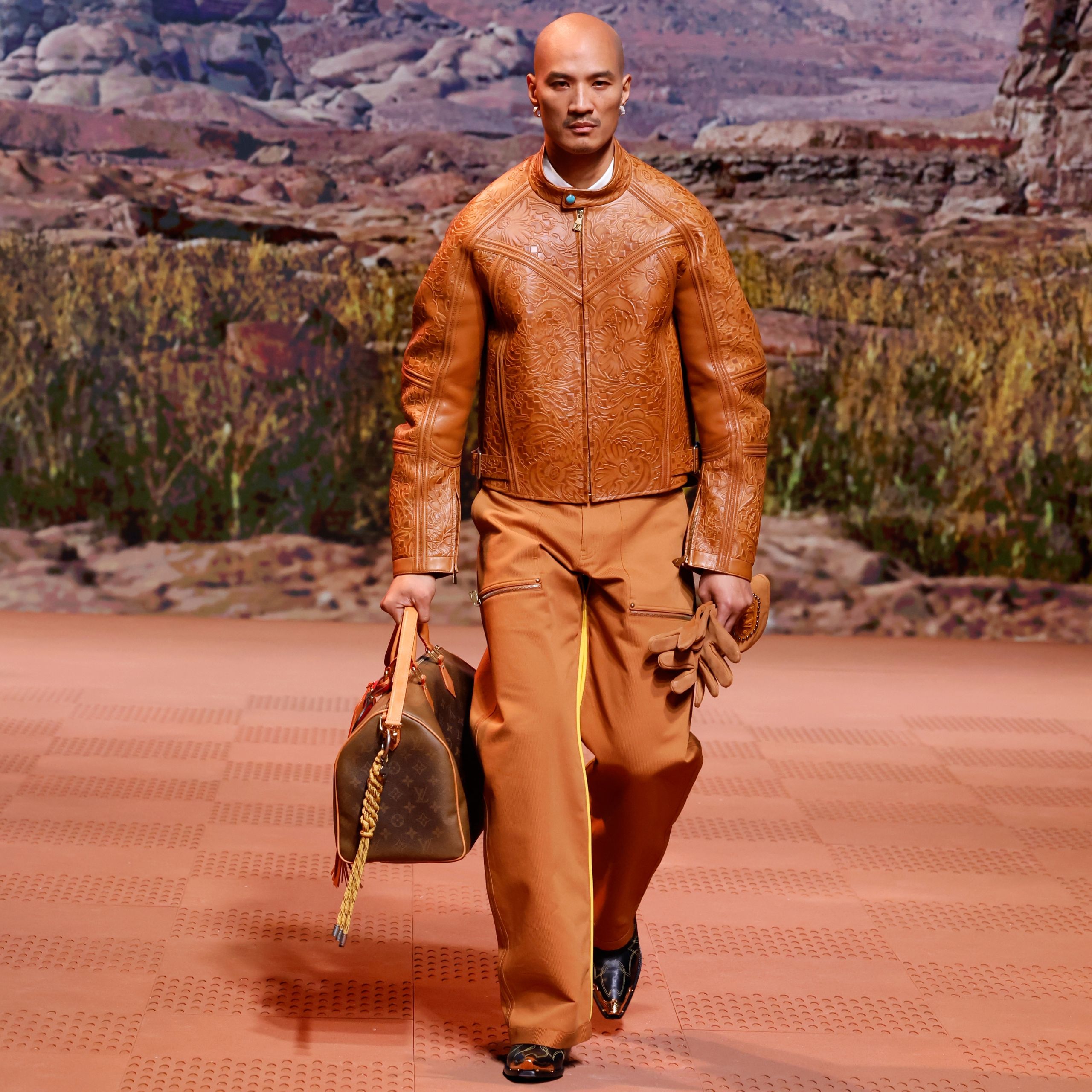 Louis Vuitton Fall/Winter 2024 Menswear Show is an Ode to the Untamed Spirit of the Wild West