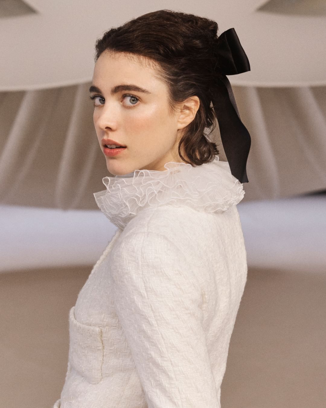 Margaret Qualley in Chanel SS24 Haute Couture show