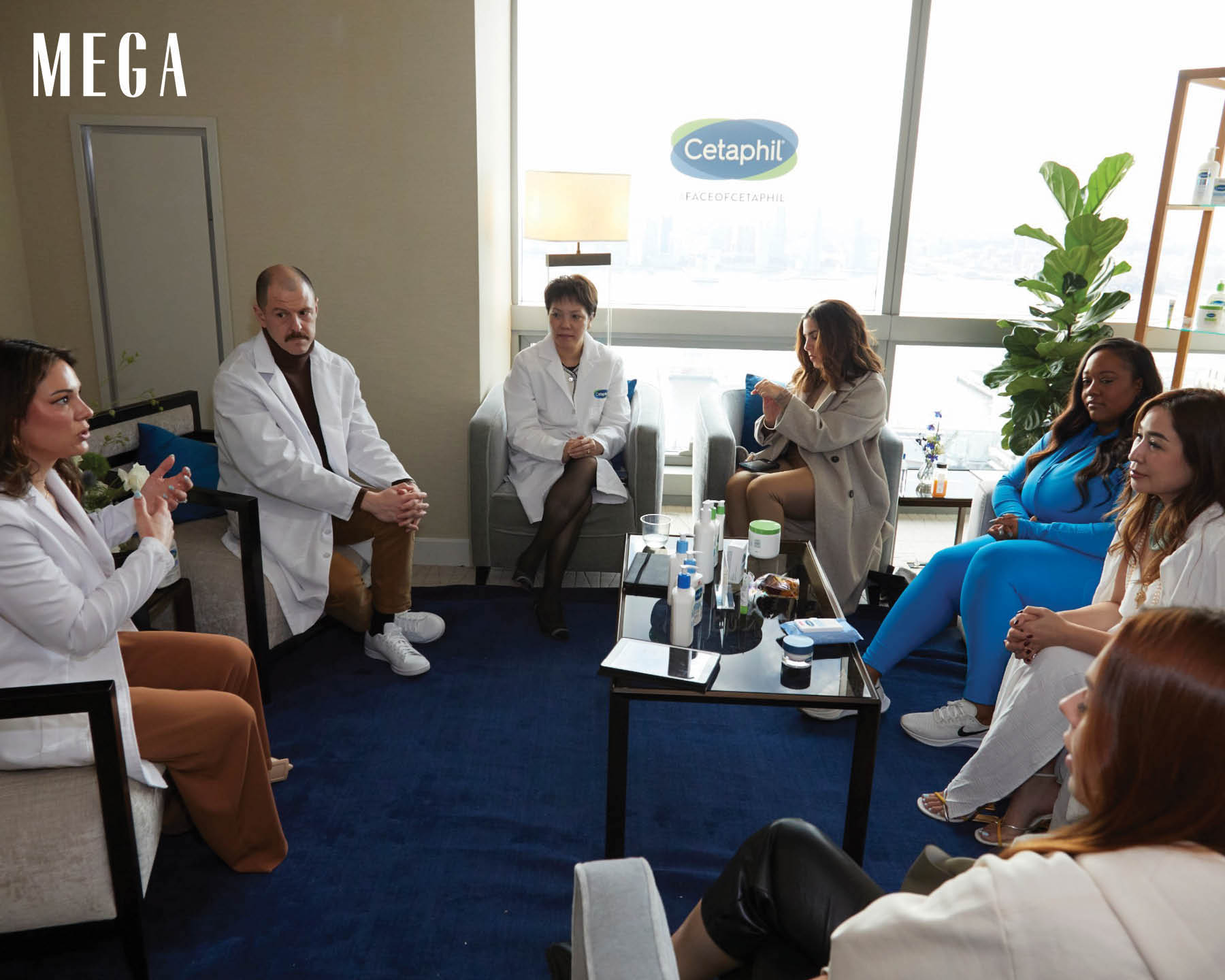 A discussion was held with team Cetaphil and dermatology experts