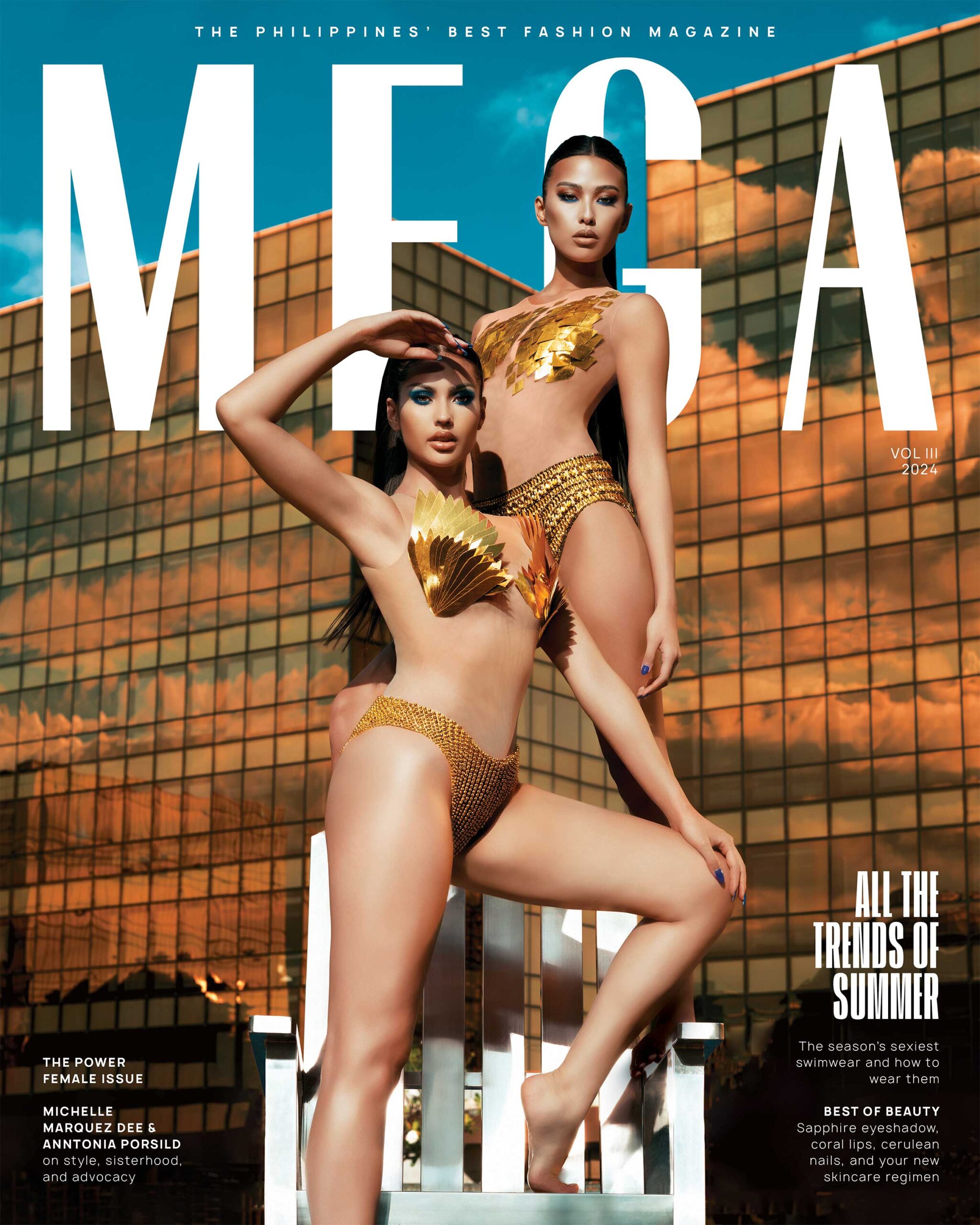 MEGA's February 2024 The Power Female Issue featuring Michelle Dee and Anntonia Porsild