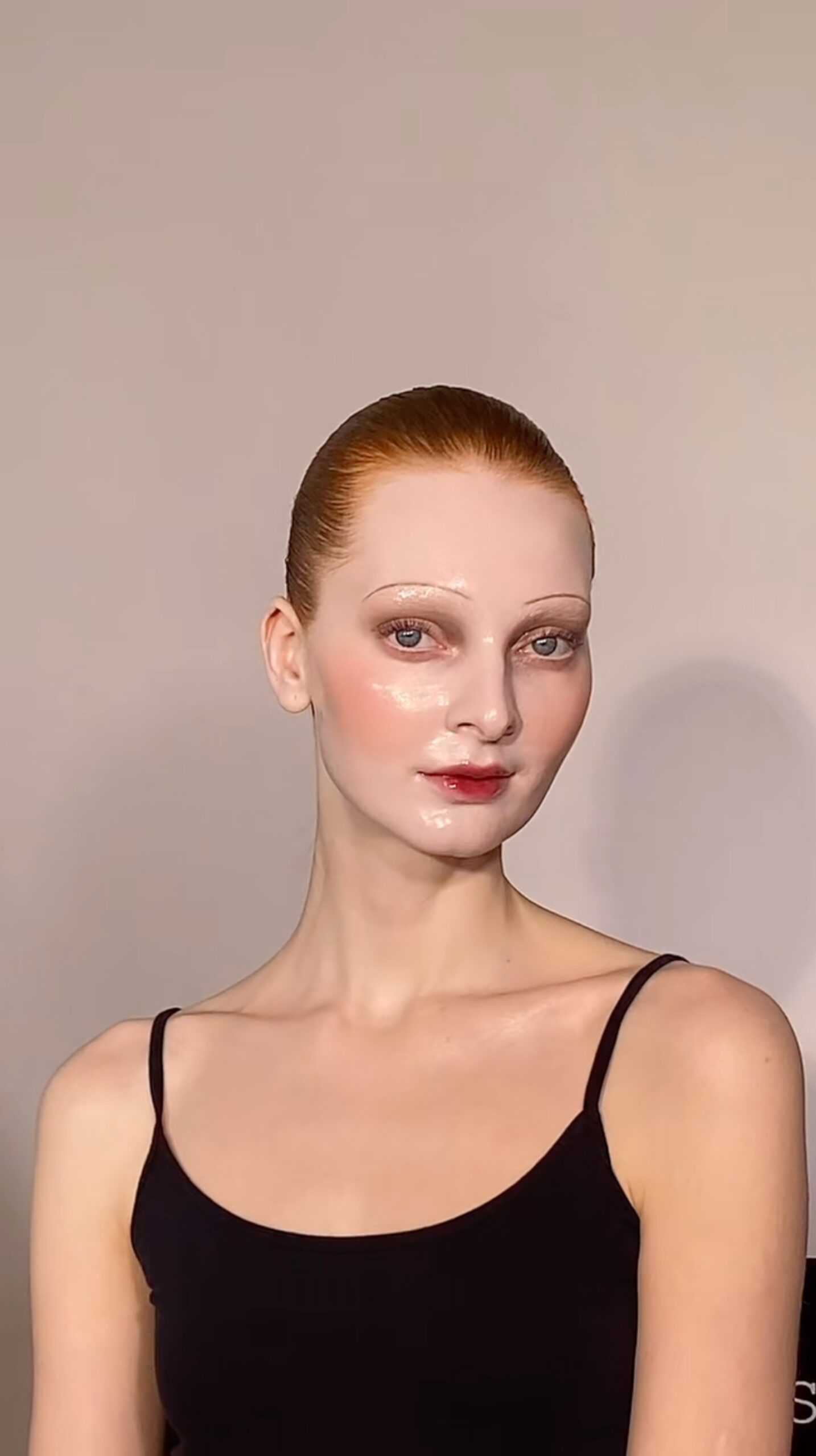 Dasha's final beauty look