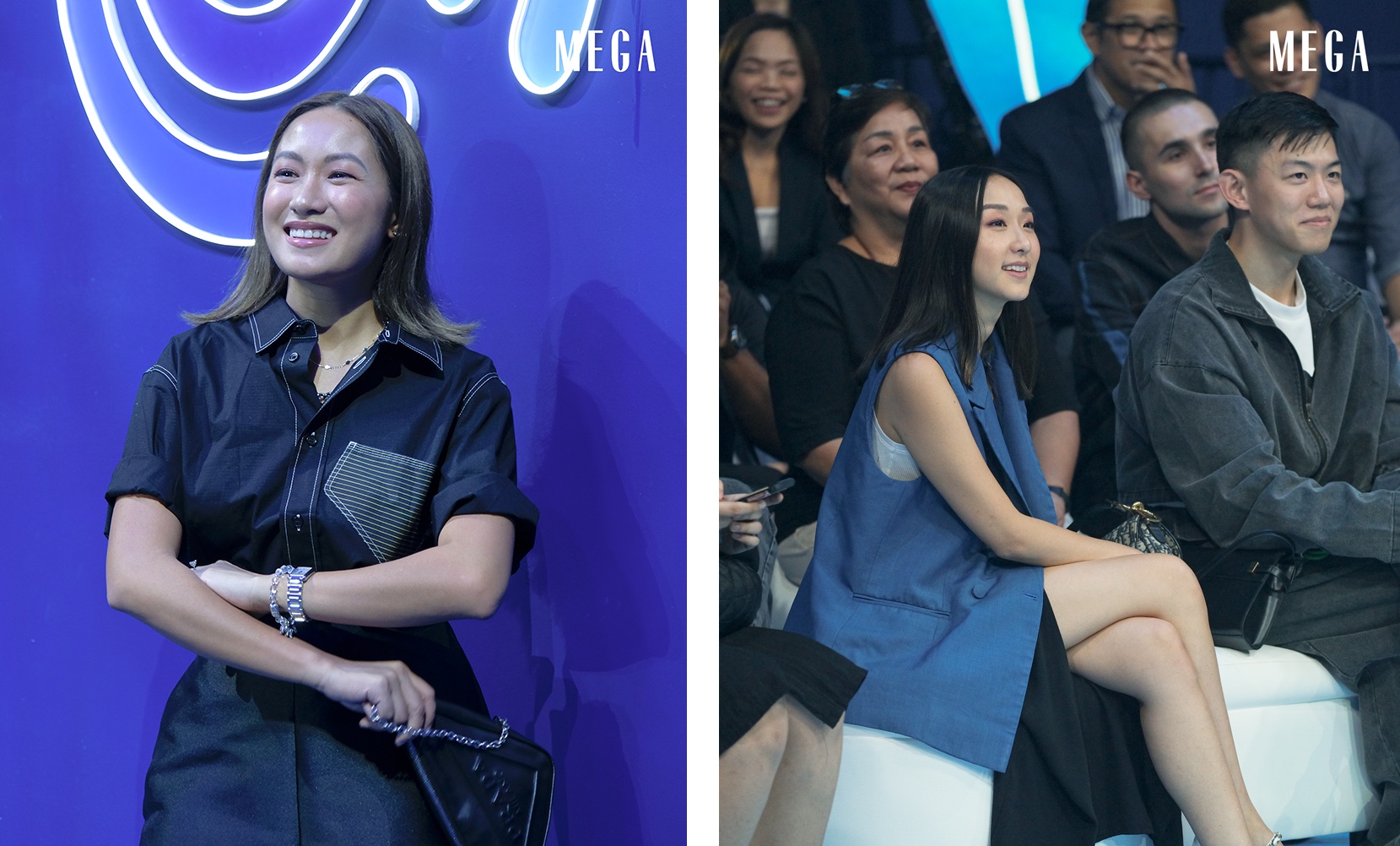 Fashion influencer Laureen Uy and fashion designer Rosenthal Tee were among the audience at the filming of GCash Spotlight's first episode.