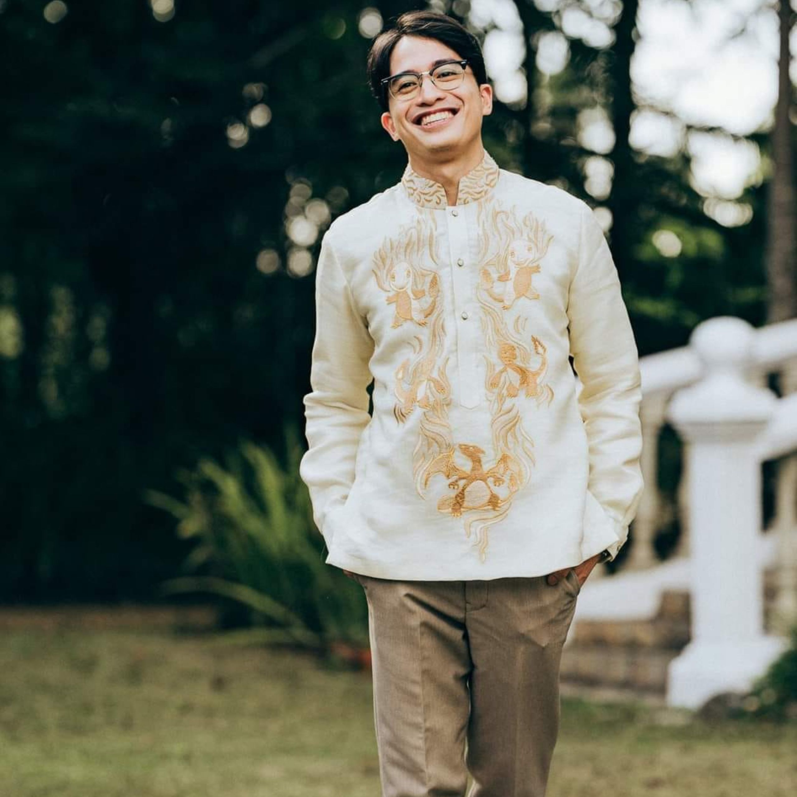 EXCLUSIVE: The Story Behind the Viral Pokémon-Embroidered Barong by Santi Obcena