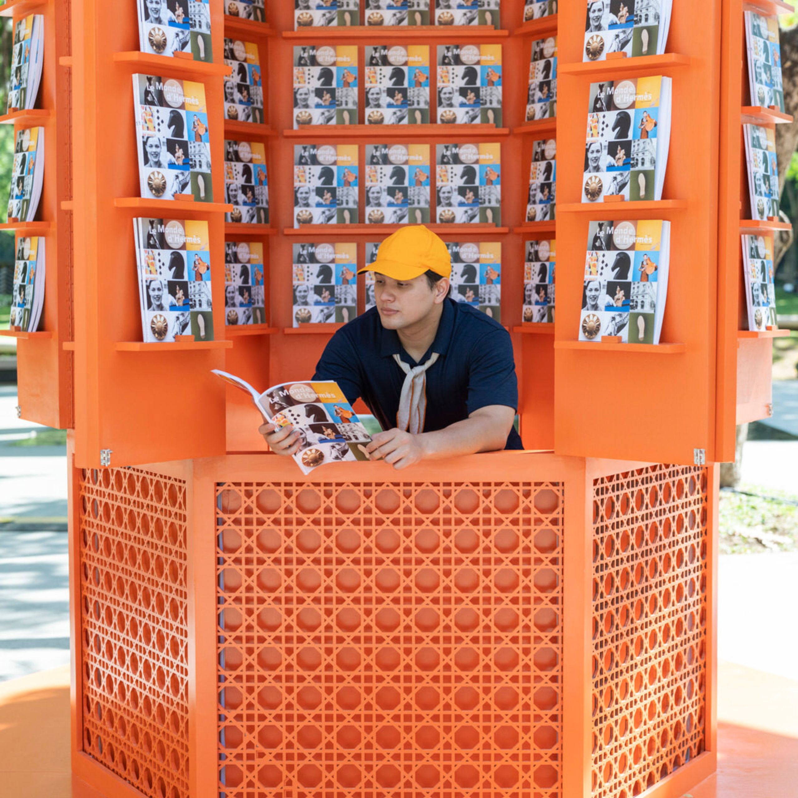 The Le Monde d'Hermès Magazine Kiosk Has Officially Landed in Makati