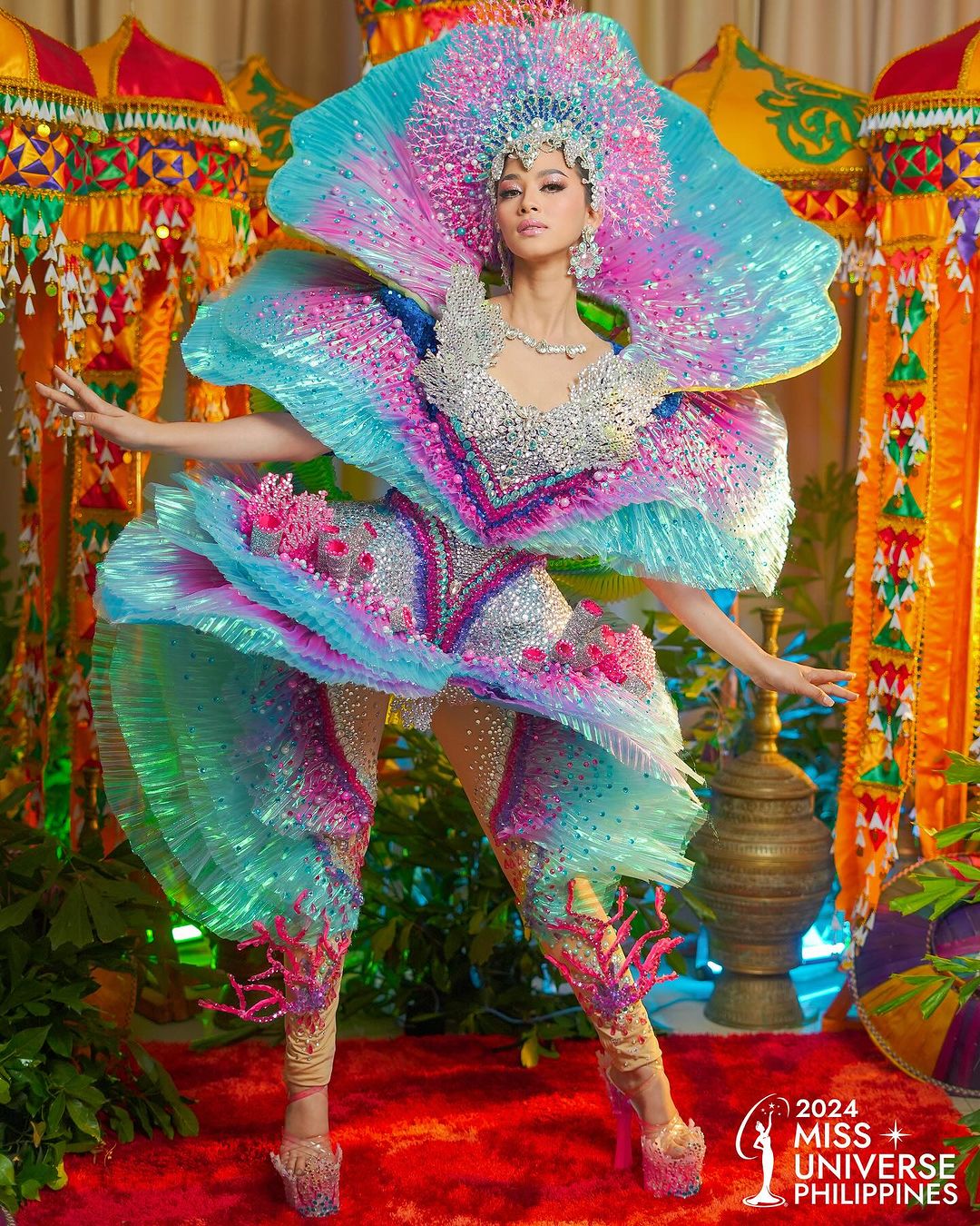 Miss Universe Philippines 2024 national costume Juvel Ducay of Bantayan Island