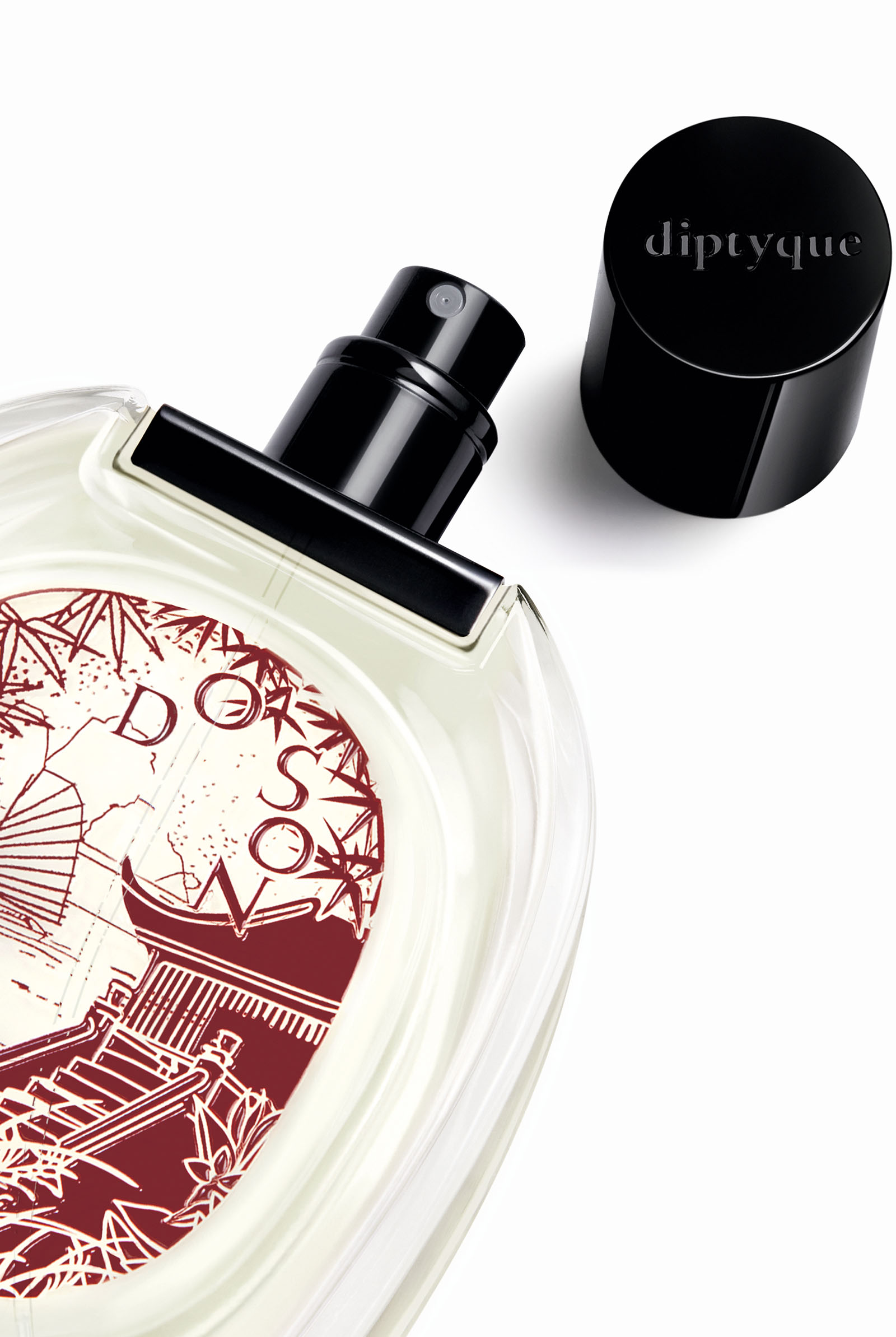 A bottle of diptyque's do son eau de parfum, a scent / perfume/ fragrance inspired by tuberoses