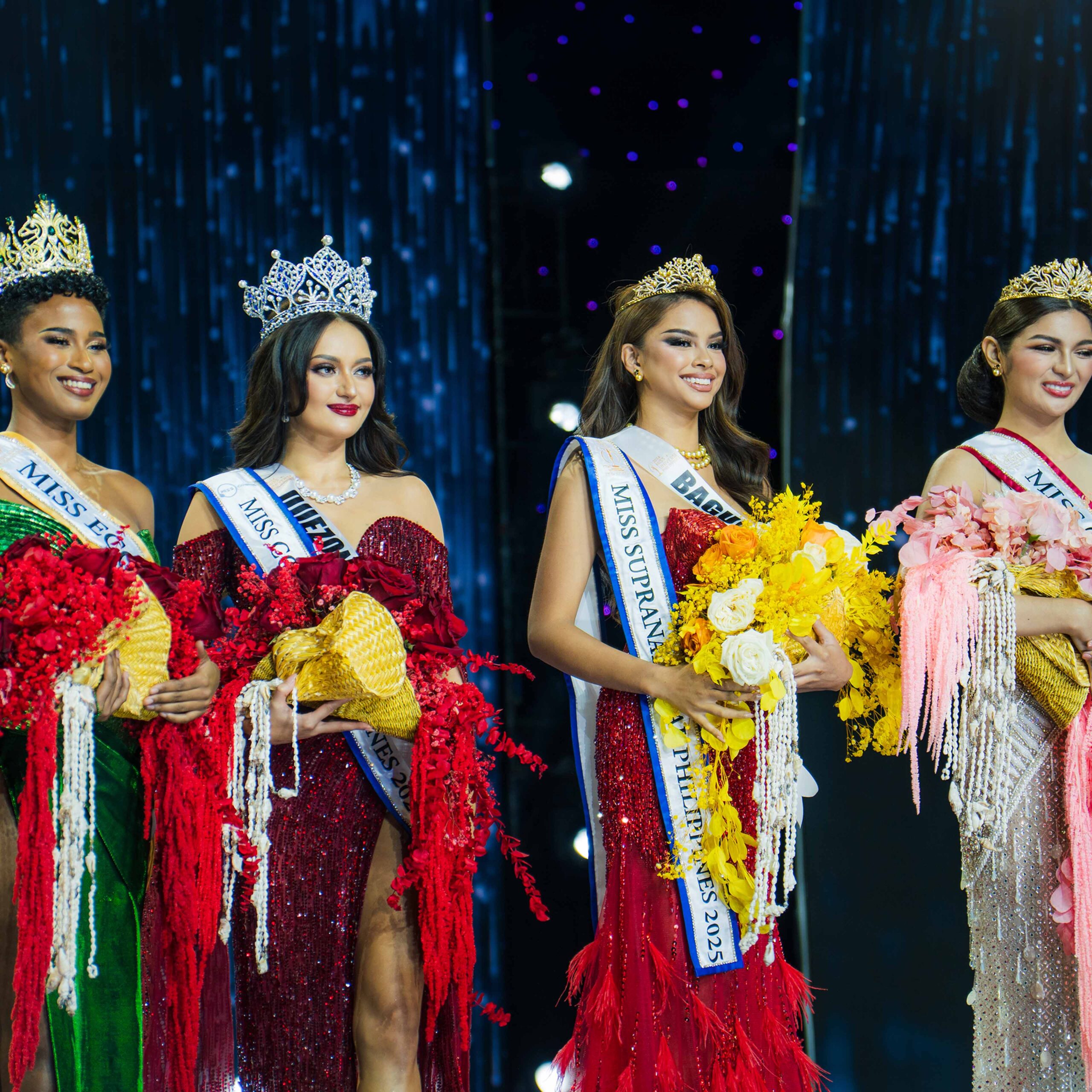 The Four Queens from Miss Universe Philippines 2024 Competing in International Pageants