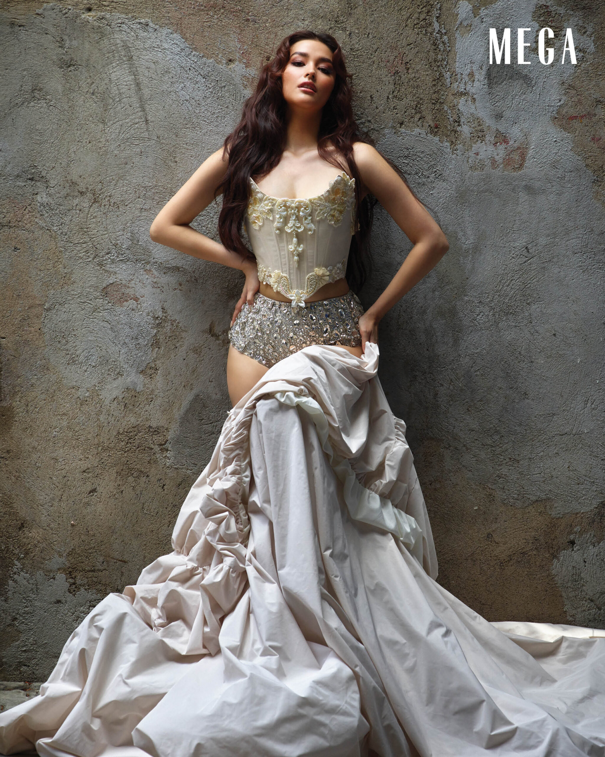 Liza Soberano in the Fantasy of Romantic Ethereal Dressing MEGA fairytale fiction theme dress